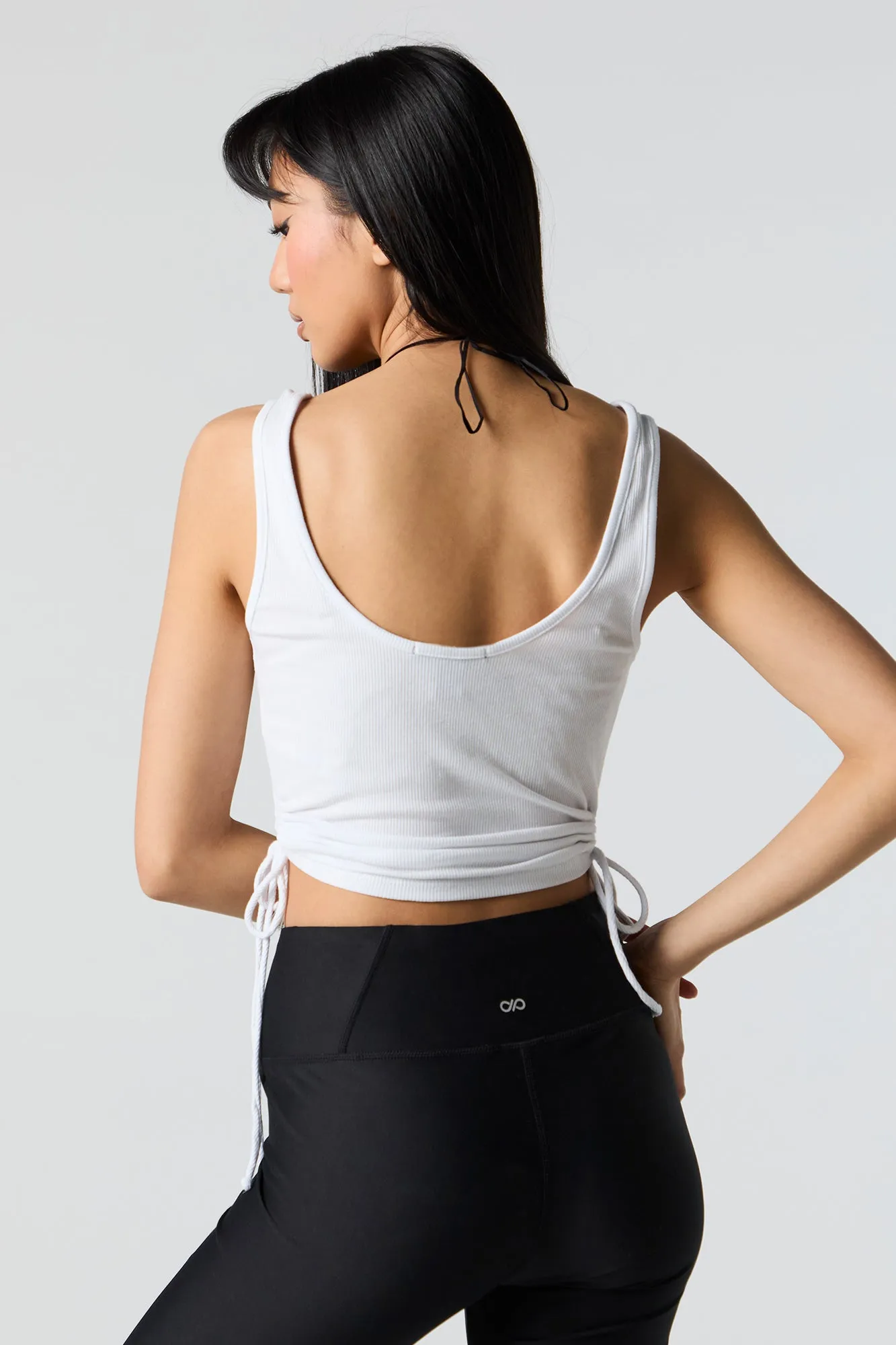Scoop Neck Side-Tie Crop Top sold by Urban Planet product image thumbnail 3