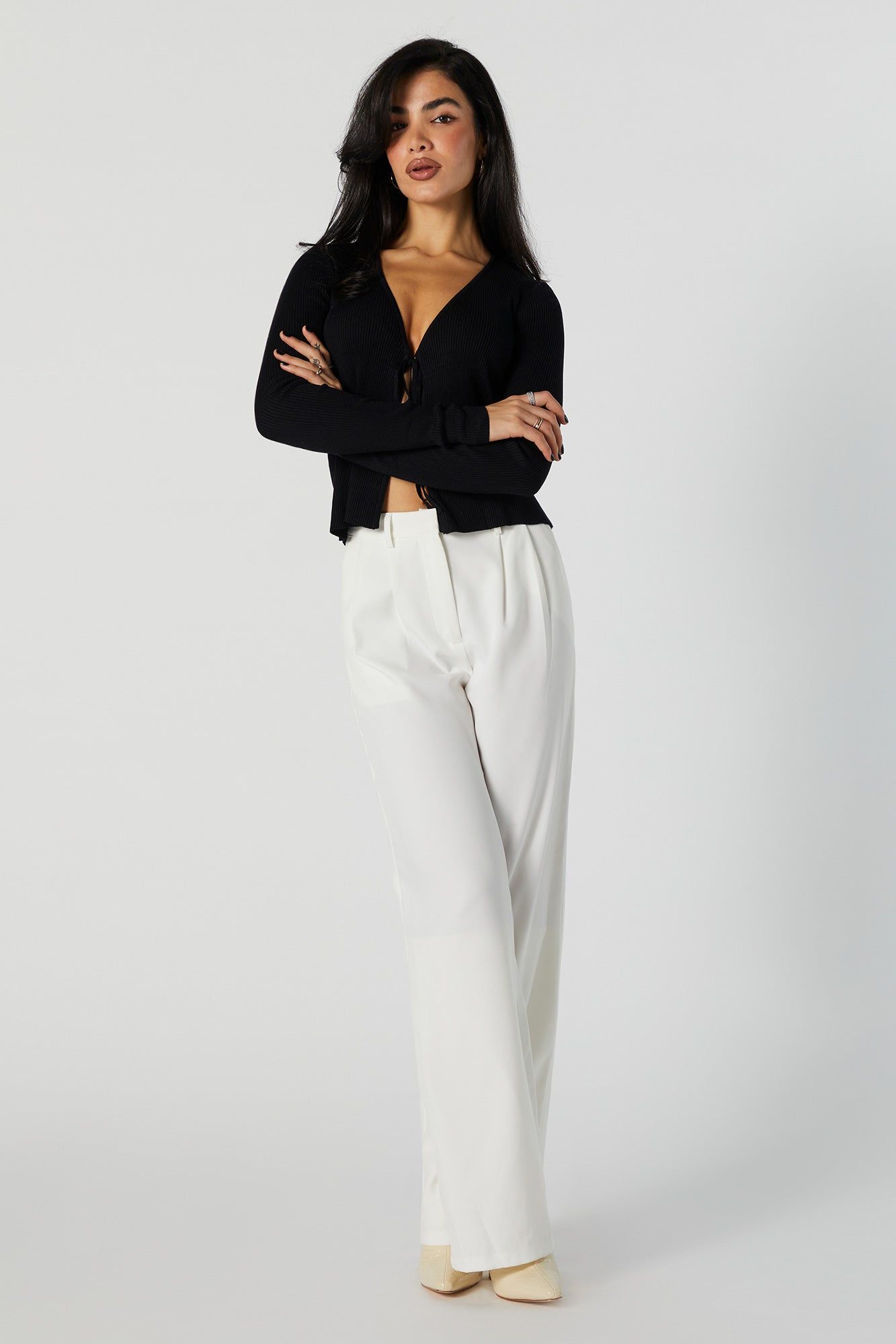 Haut à manches longues avec attache sold by Urban Planet product image thumbnail 4