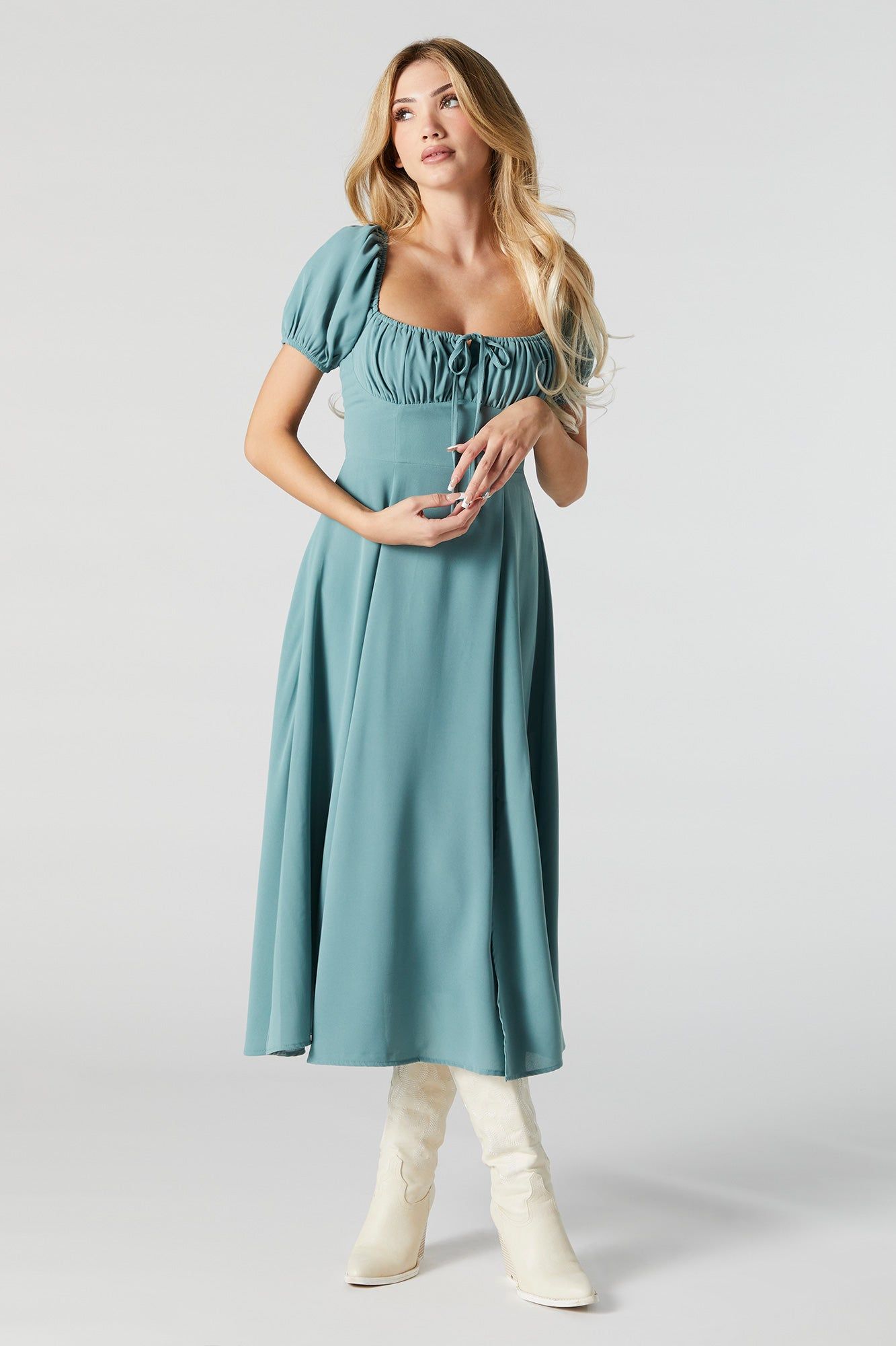 Robe midi de style laitière sold by Urban Planet product image thumbnail 4
