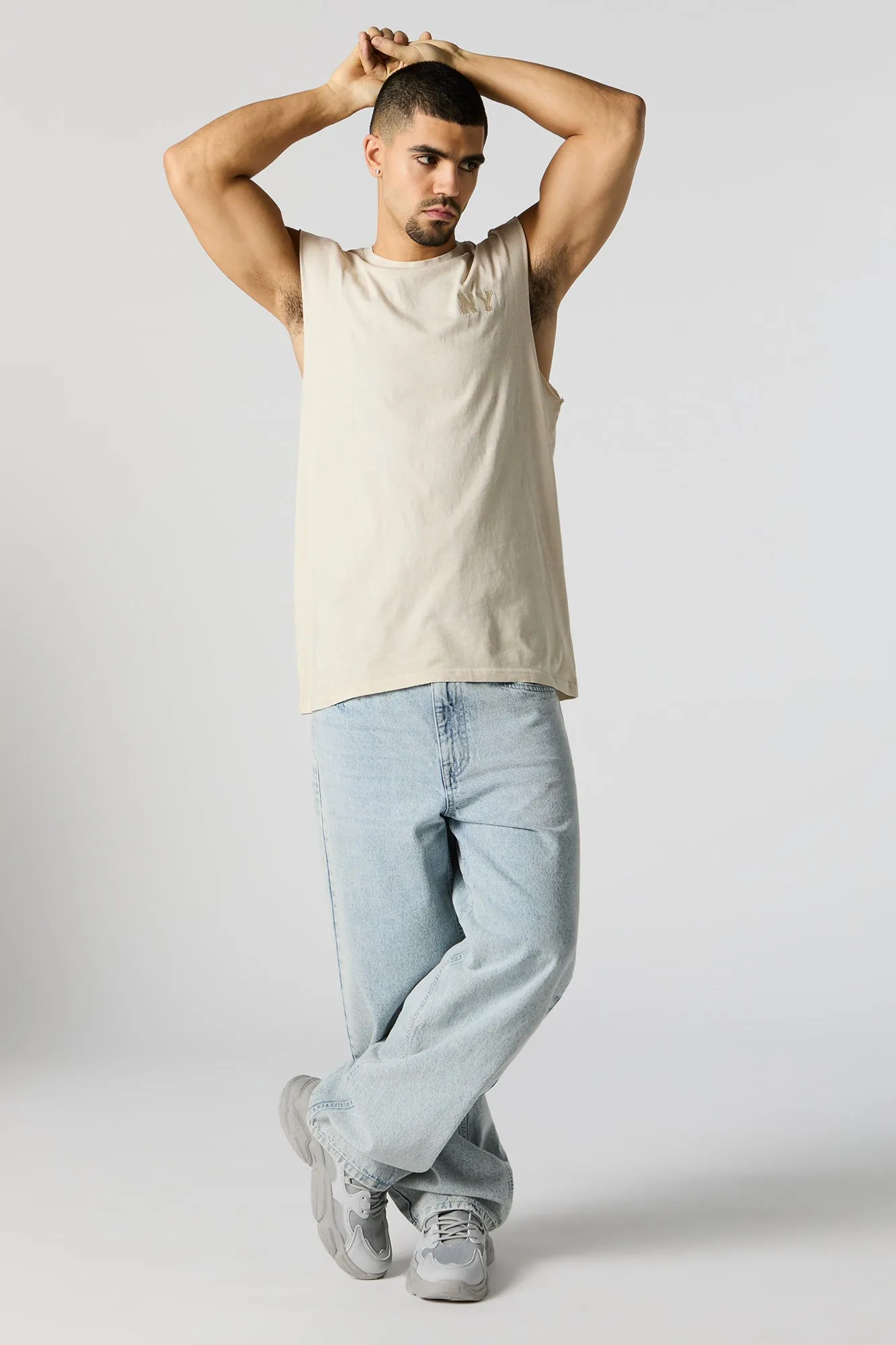 NY Embroidered Tank sold by Urban Planet product image thumbnail 3