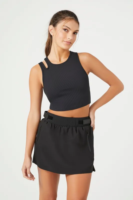 Active High-Rise A-Line Skort sold by Urban Planet