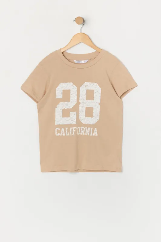 Girls 28 California Graphic T-Shirt sold by Urban Planet