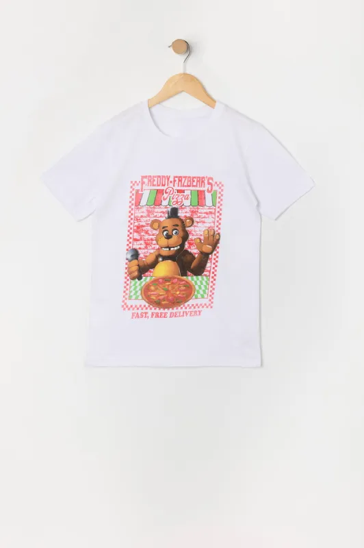 T-shirt à imprimé Five Nights at Freddy's Pizza pour garçon sold by Urban Planet