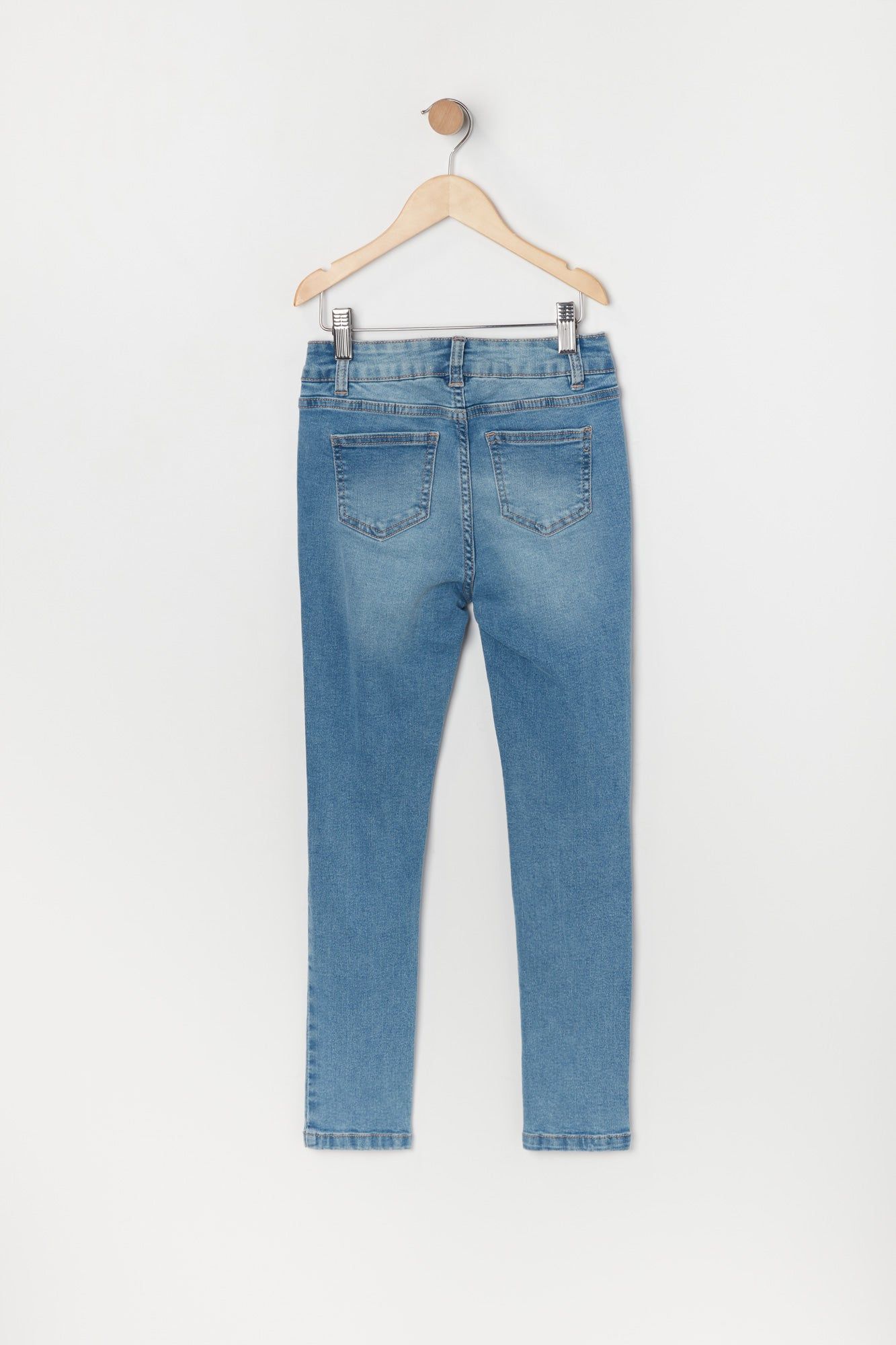 Girls Miami Medium Wash Distressed Denim Jean sold by Urban Planet product image thumbnail 2