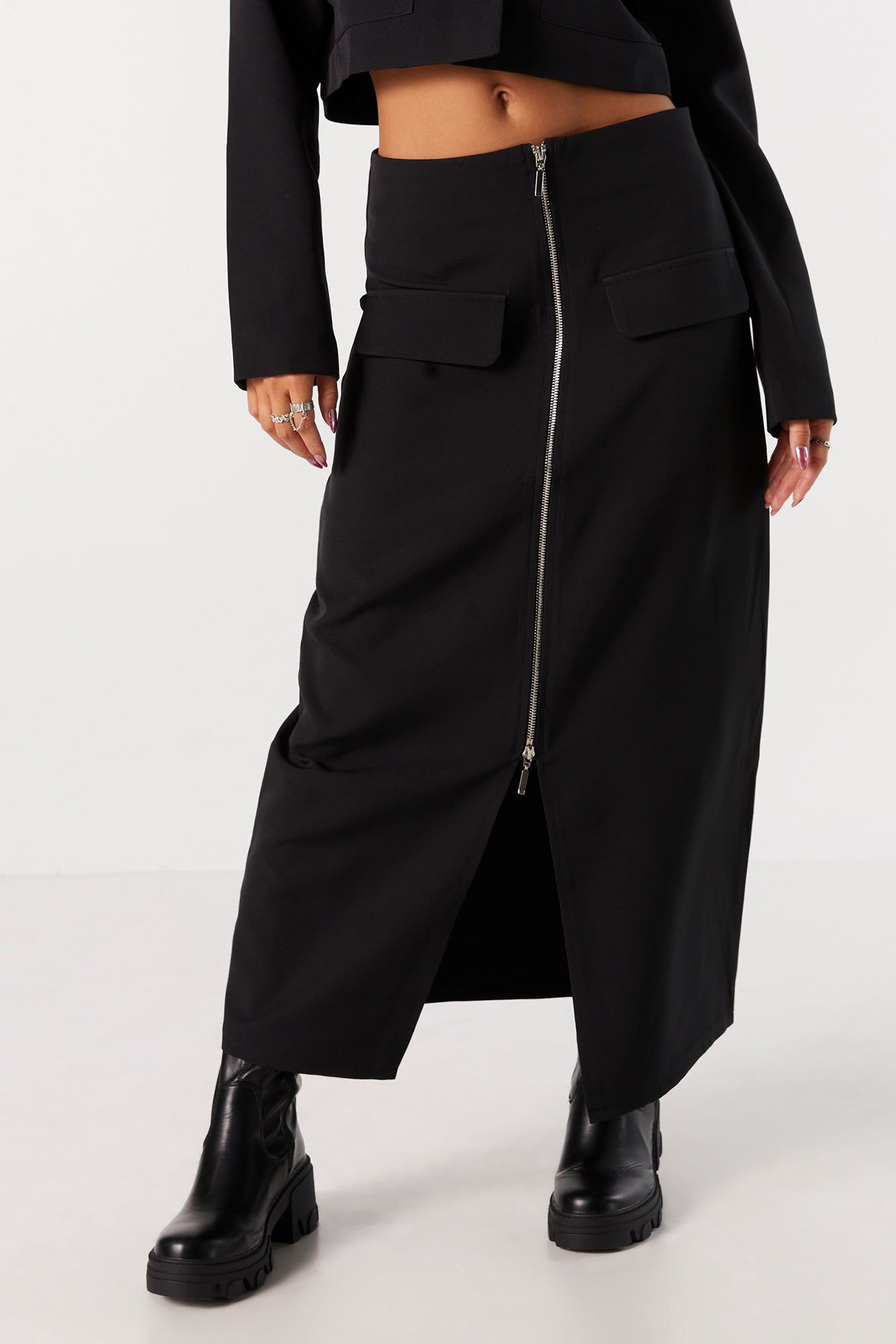 Jupe midi avec fermeture à glissière sold by Urban Planet product image thumbnail 5