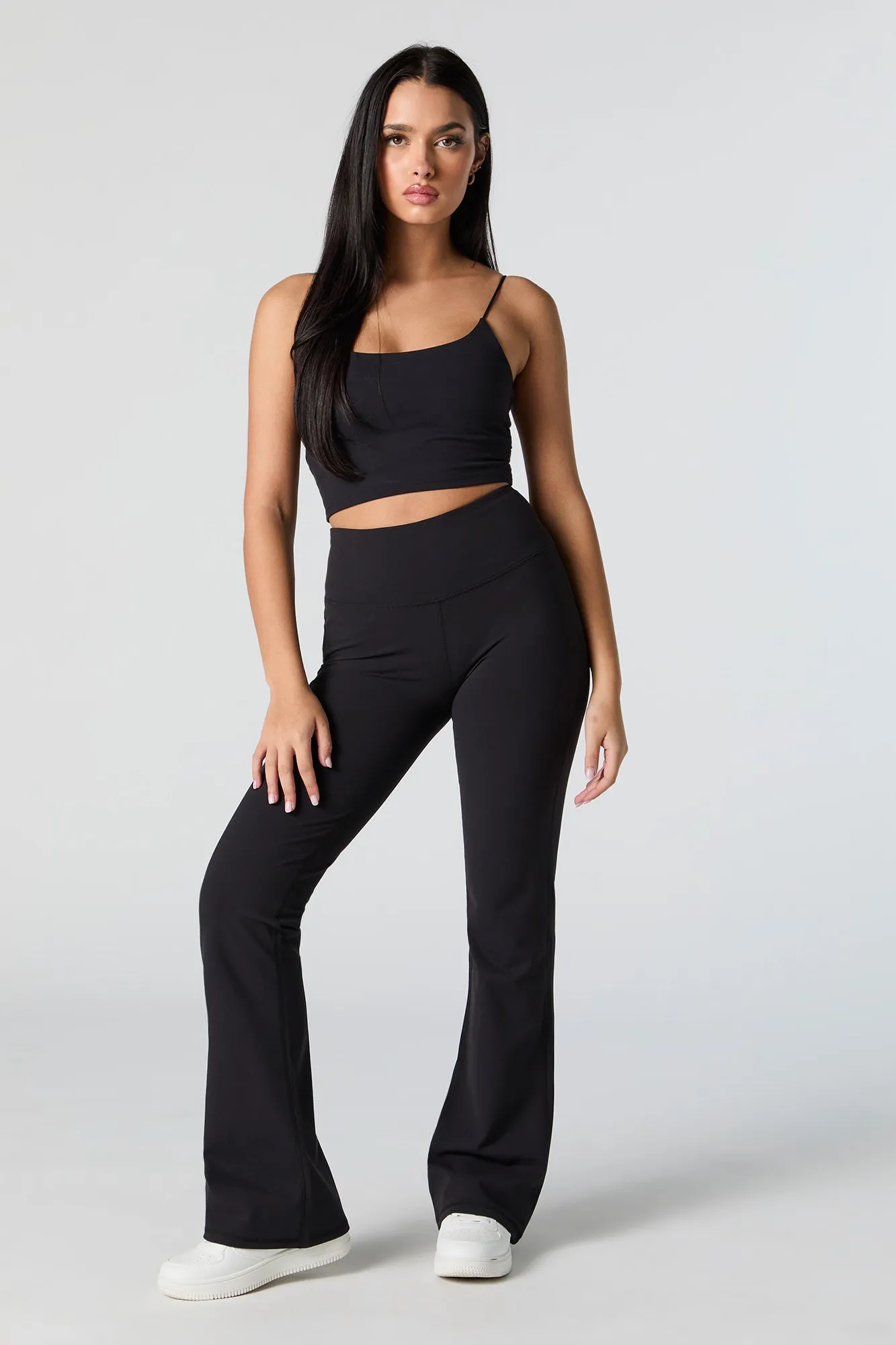 Active High Rise Flare Pant sold by Urban Planet