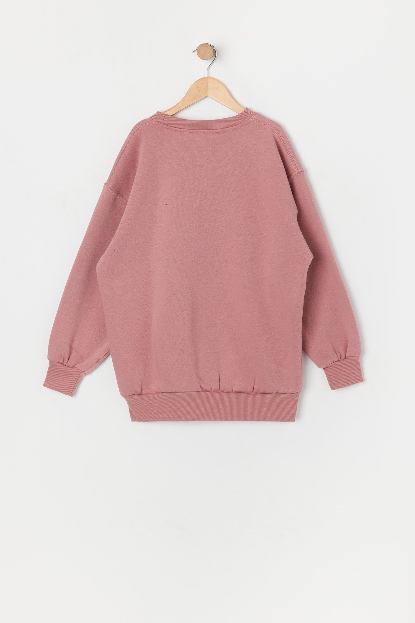 Girls Oversized Manhattan Embroidered Sweatshirt sold by Urban Planet product image thumbnail 2