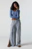 Paisley Print Smocked Palazzo Pant sold by Urban Planet