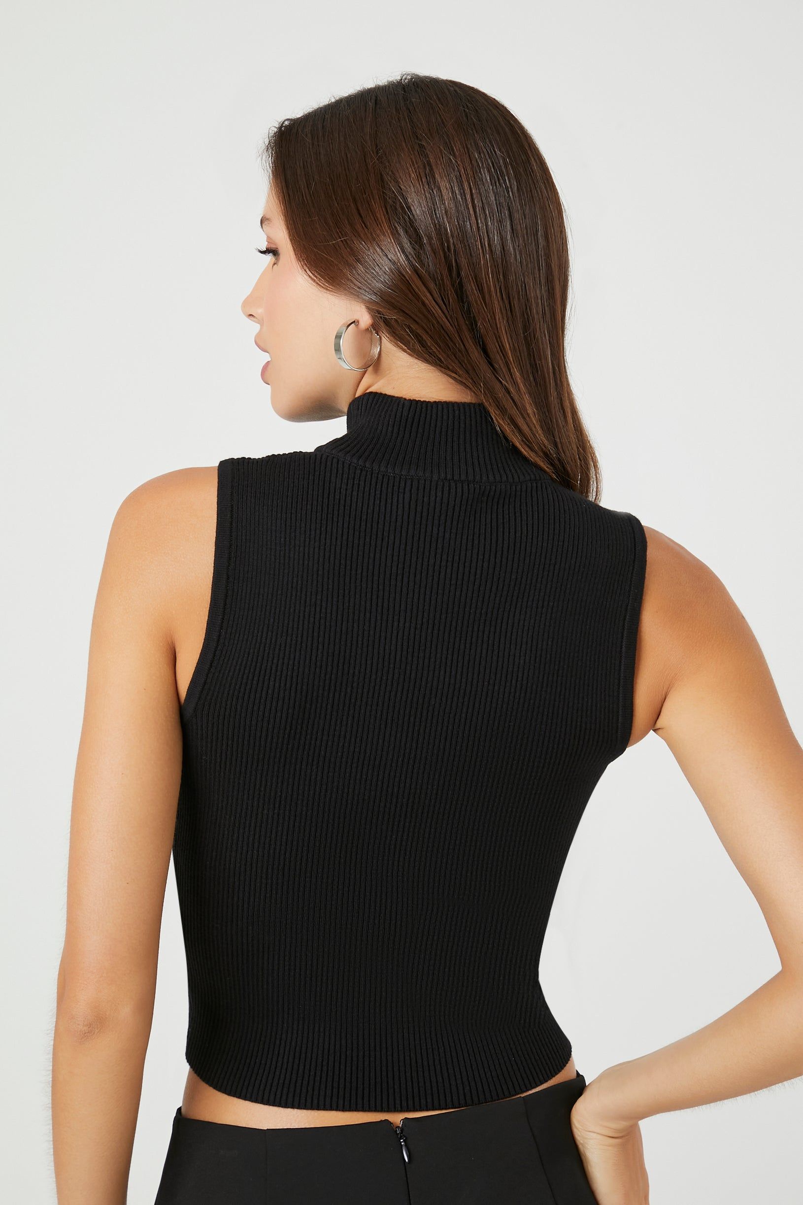 Lace Up Turtleneck Tank Top sold by Urban Planet product image thumbnail 3