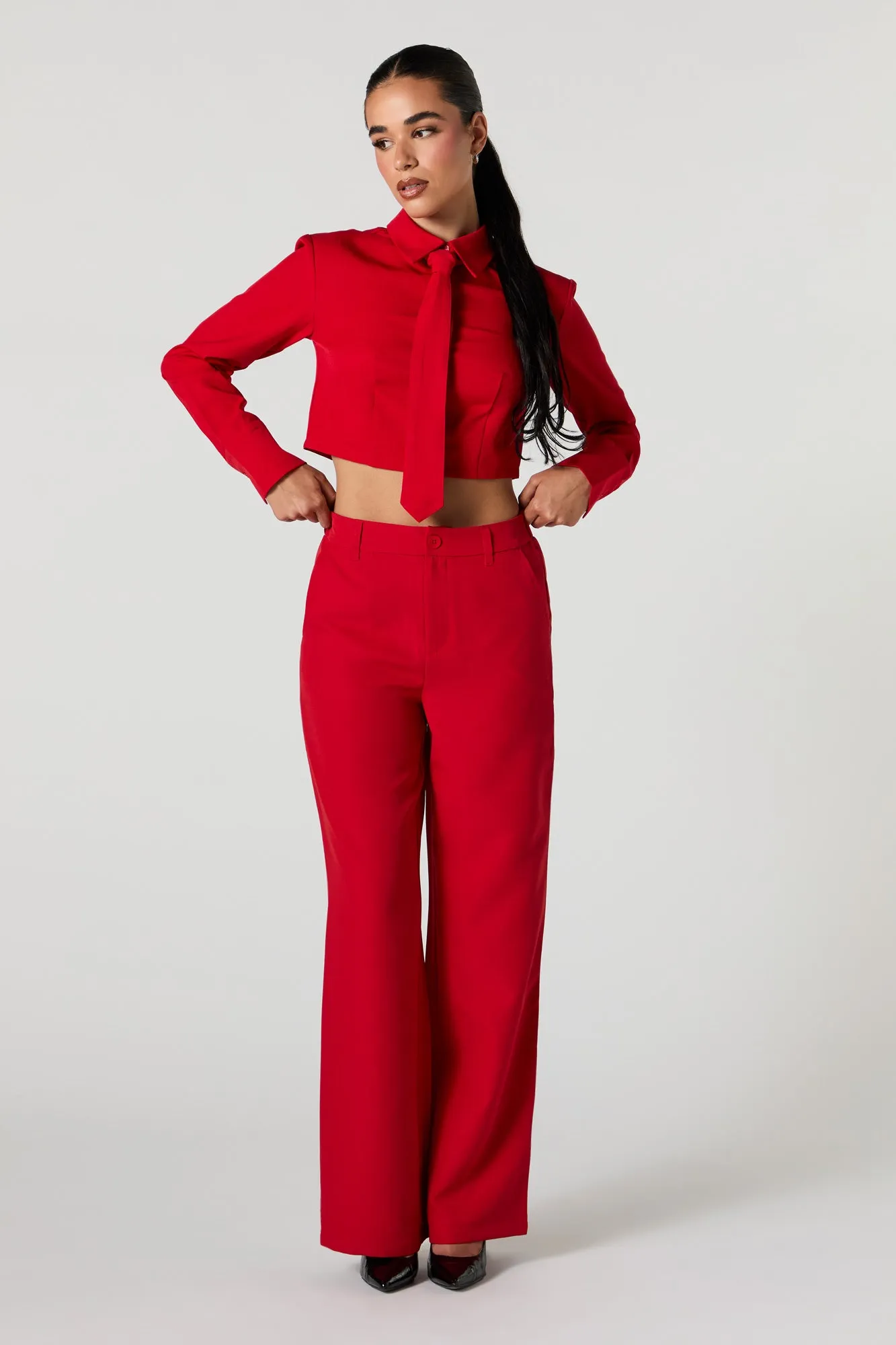 Wide Leg Dress Pant sold by Urban Planet product image thumbnail 4