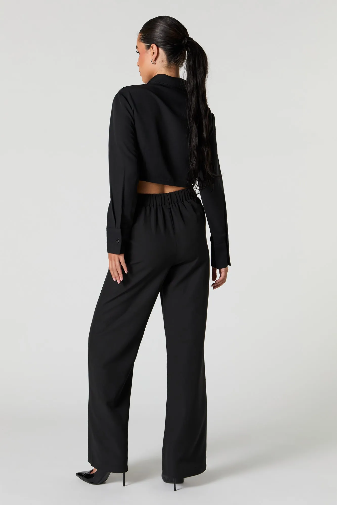 Wide Leg Dress Pant sold by Urban Planet product image thumbnail 3