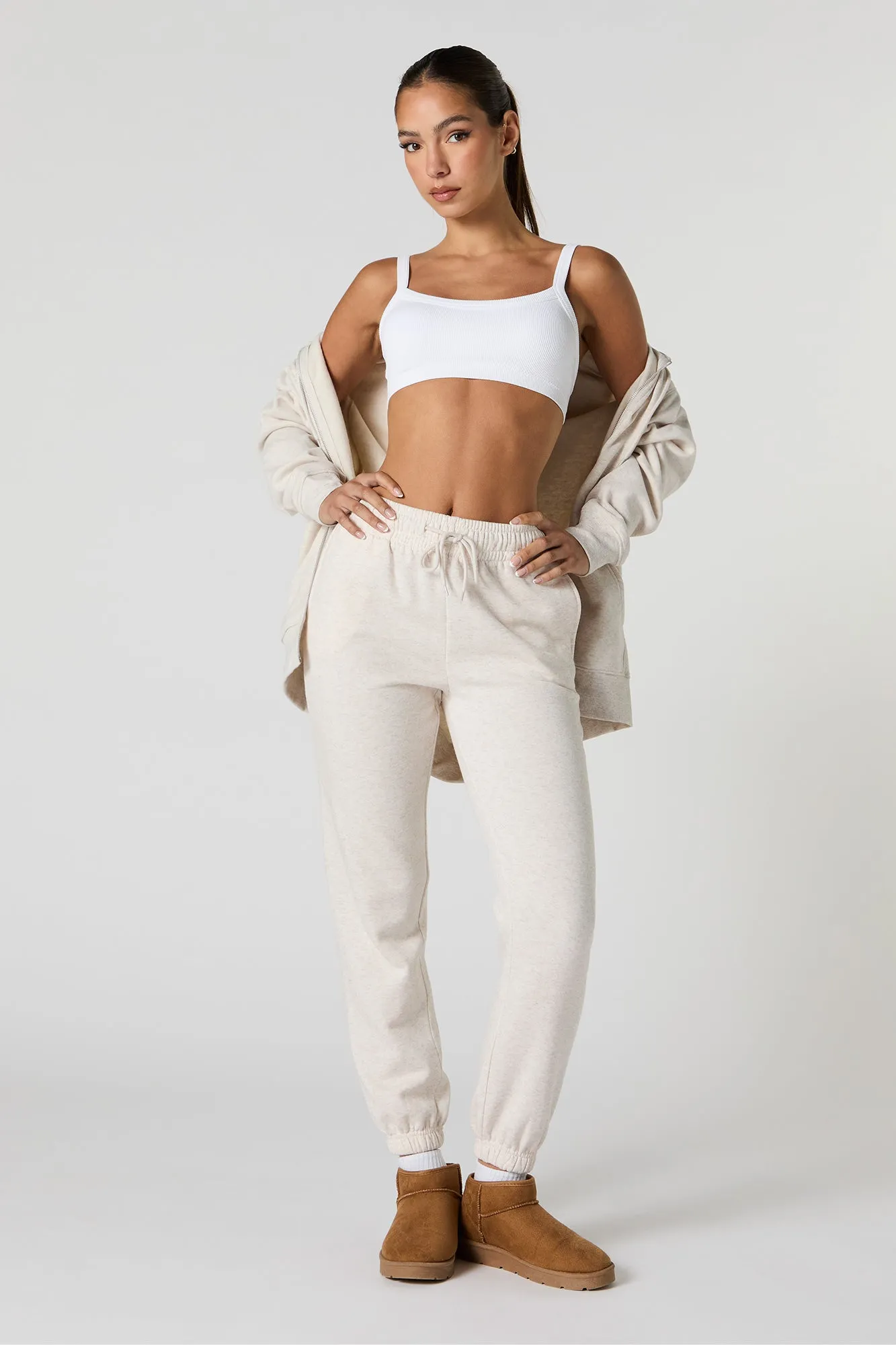 Débardeur côtelé court sans couture avec bonnets intégrés sold by Urban Planet product image thumbnail 2