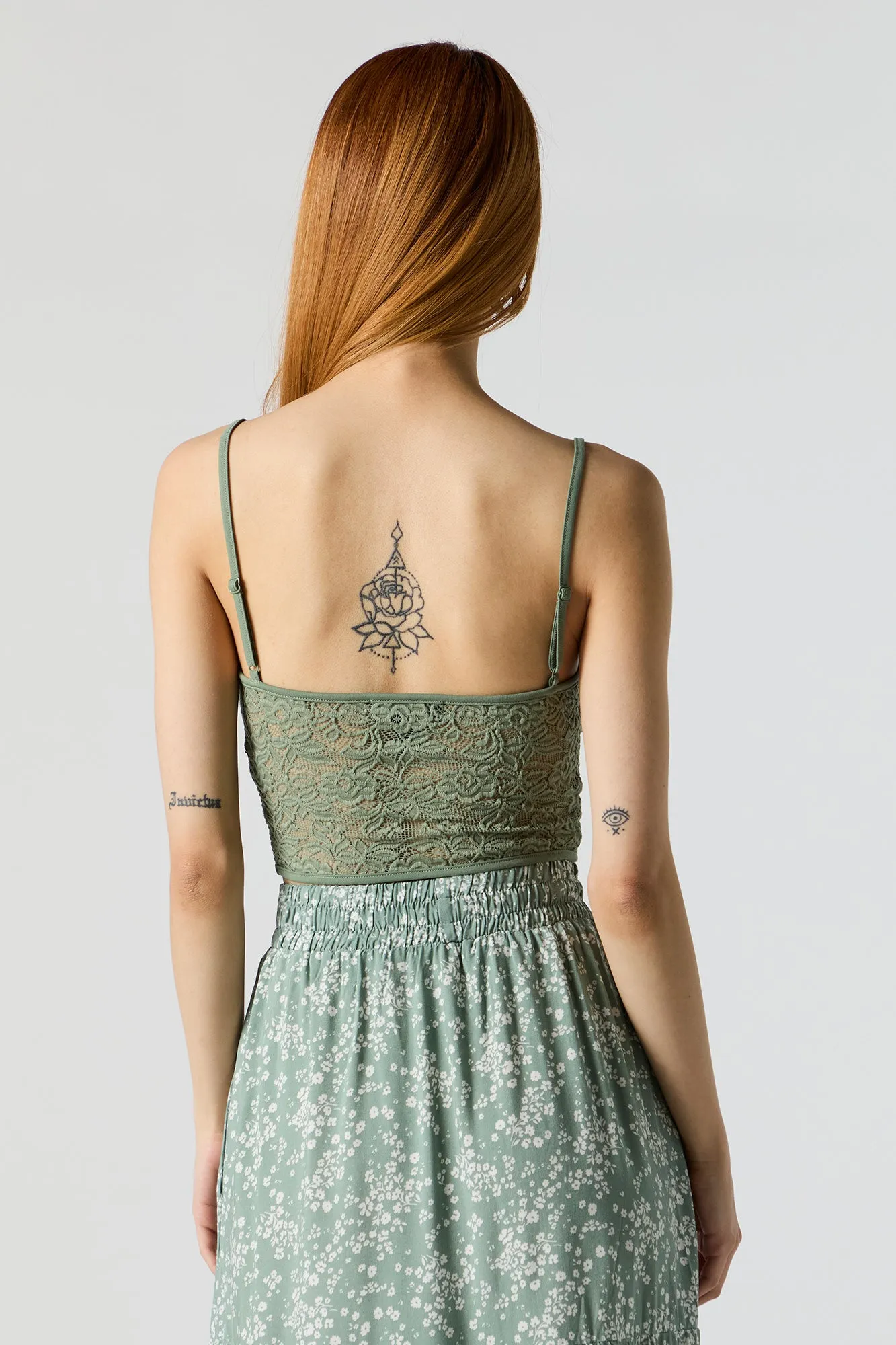 Lace Corset Crop Top sold by Urban Planet product image thumbnail 5