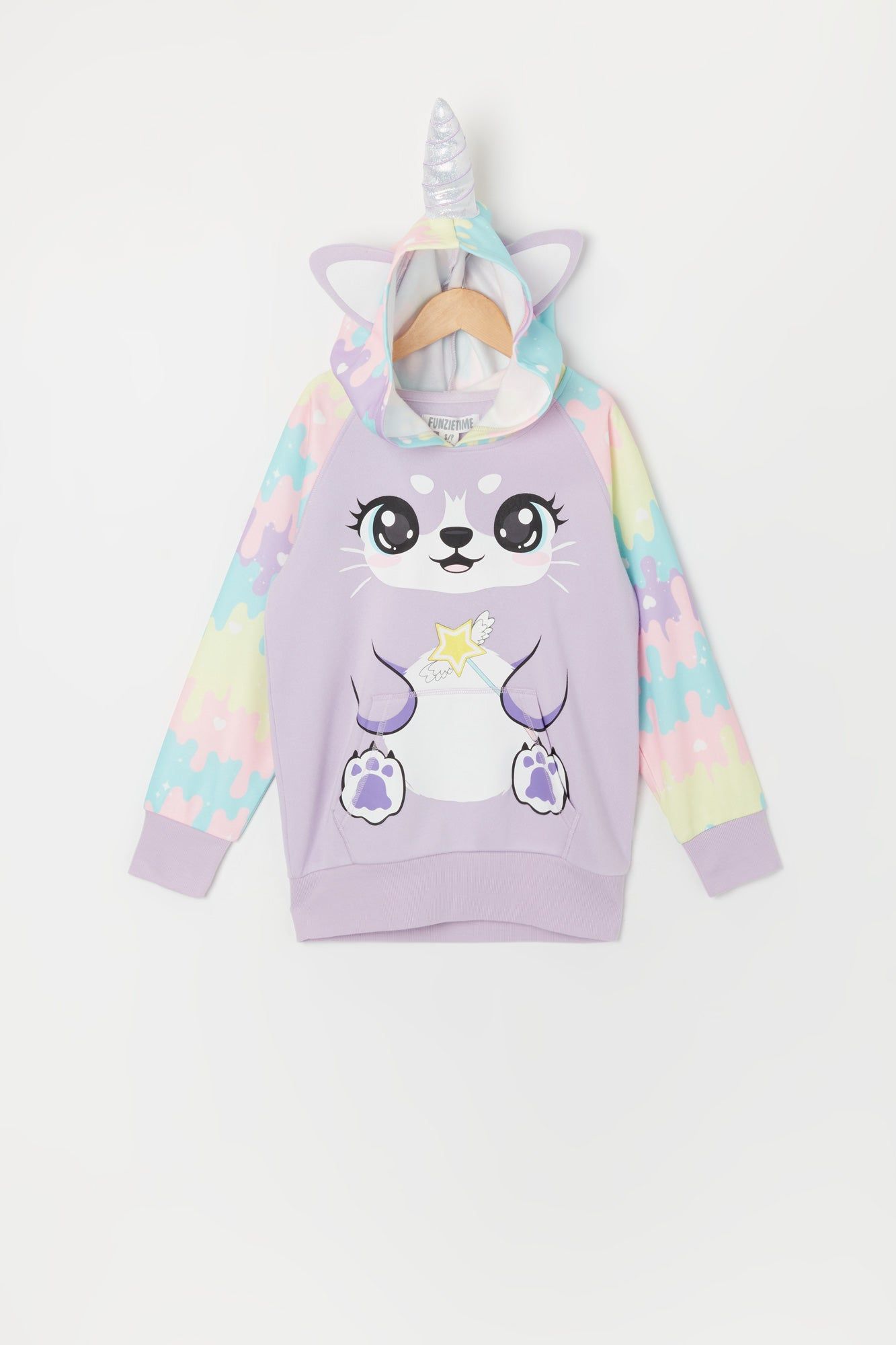 Girls Magic Unicorn Character Hoodie sold by Urban Planet