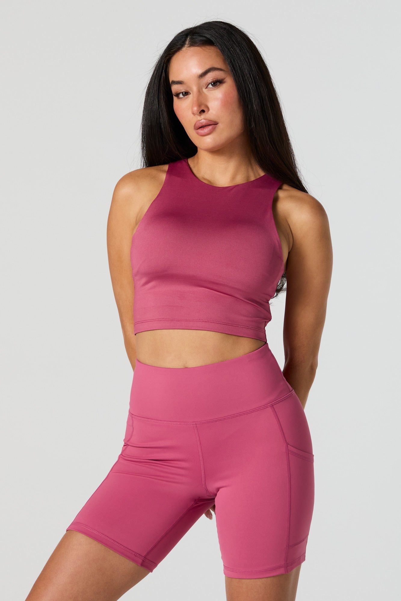 Short Active à taille haute avec poches latérales sold by Urban Planet product image thumbnail 5