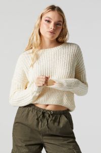 Ribbed Knit Sweater sold by Urban Planet