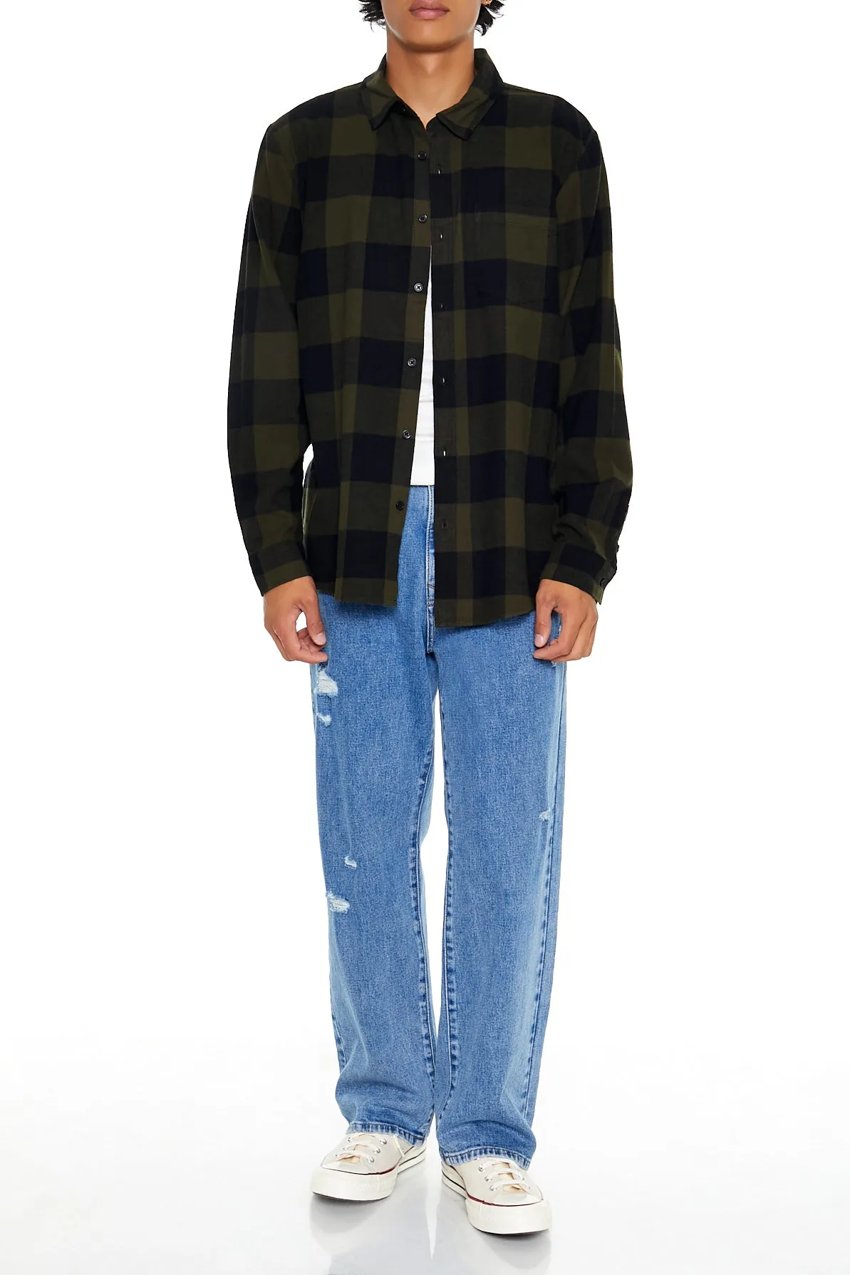 Haut boutonné en flanelle à carreaux sold by Urban Planet product image thumbnail 2