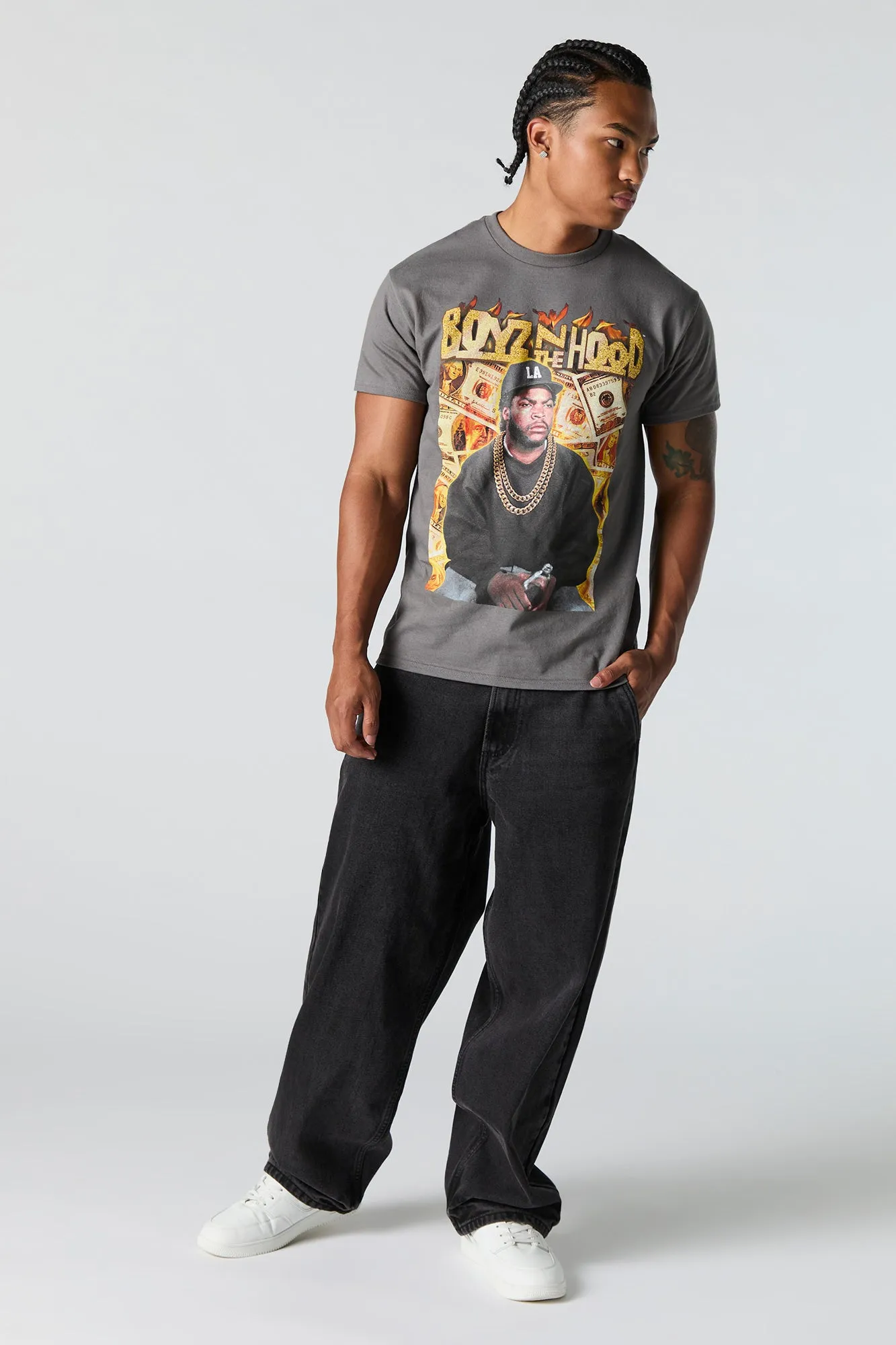 T-shirt à imprimé Boys N The Hood sold by Urban Planet product image thumbnail 2