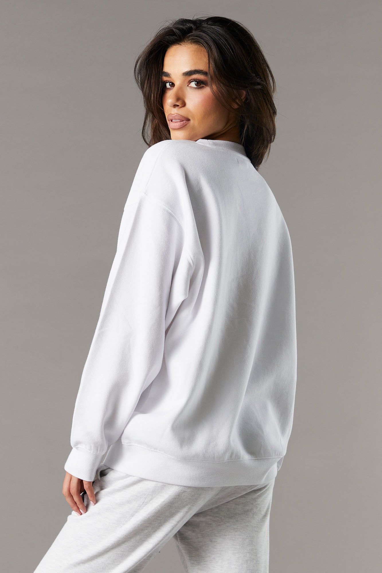 White Playboy Graphic Fleece Sweatshirt sold by Urban Planet product image thumbnail 2