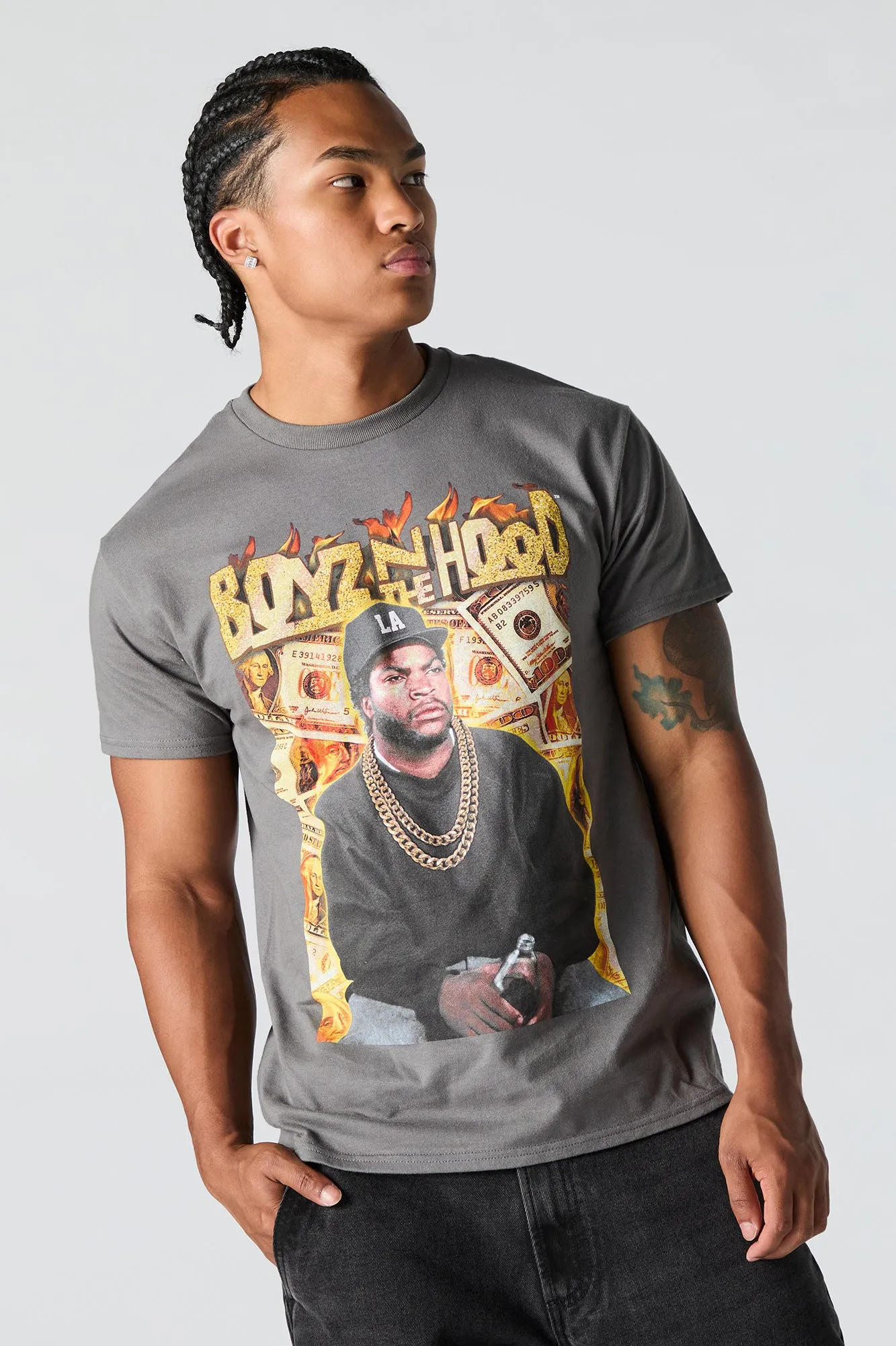 T-shirt à imprimé Boys N The Hood sold by Urban Planet