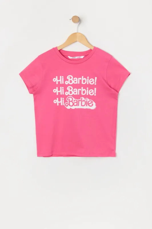 Barbie™ The Movie Girls Hi Barbie! Graphic T-Shirt sold by Urban Planet