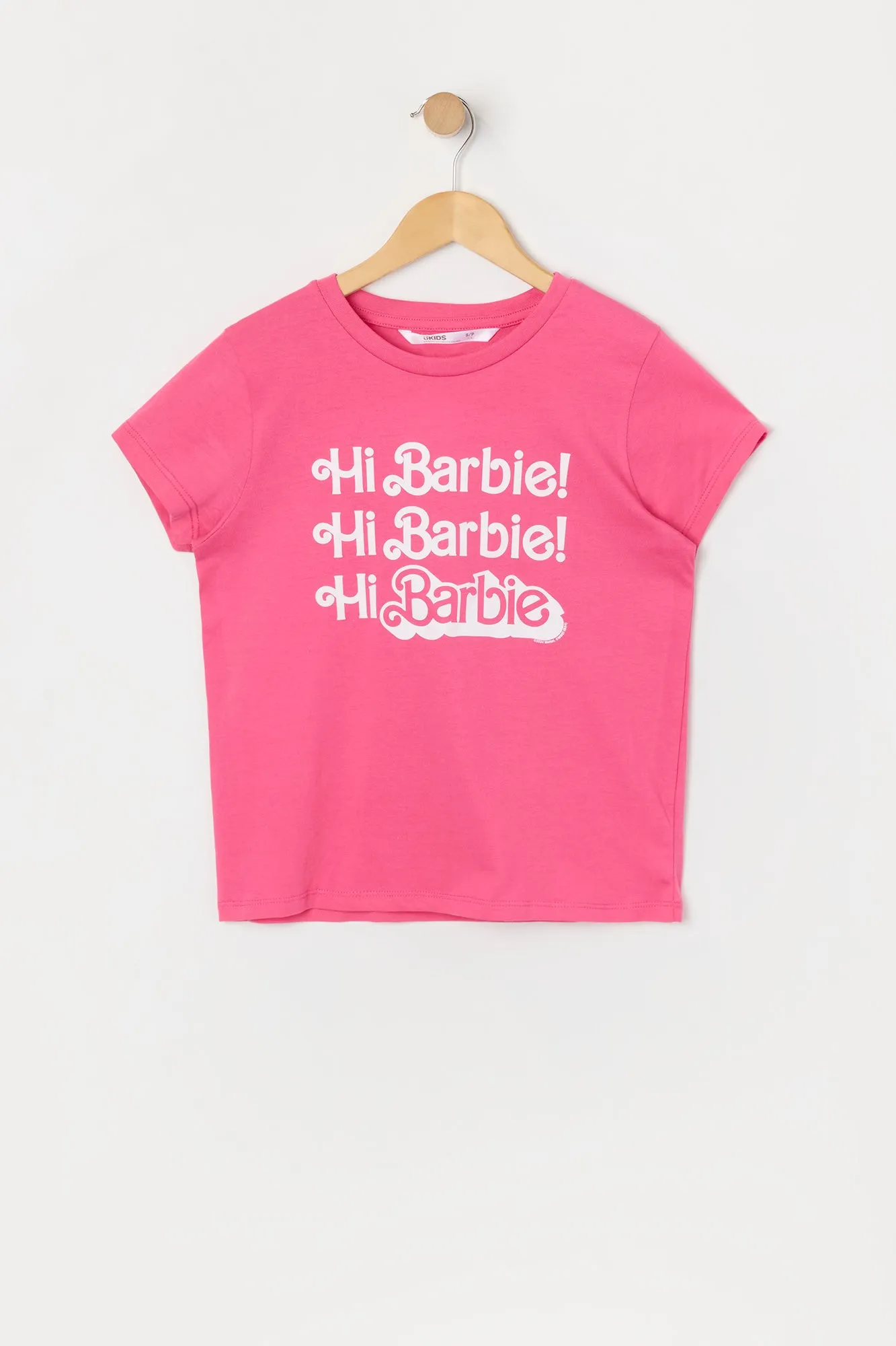 Barbie™ The Movie Girls Hi Barbie! Graphic T-Shirt sold by Urban Planet