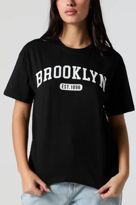 Brooklyn Graphic Boyfriend T-Shirt sold by Urban Planet