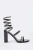 Rhinestone Wrap Up High Heel sold by Urban Planet