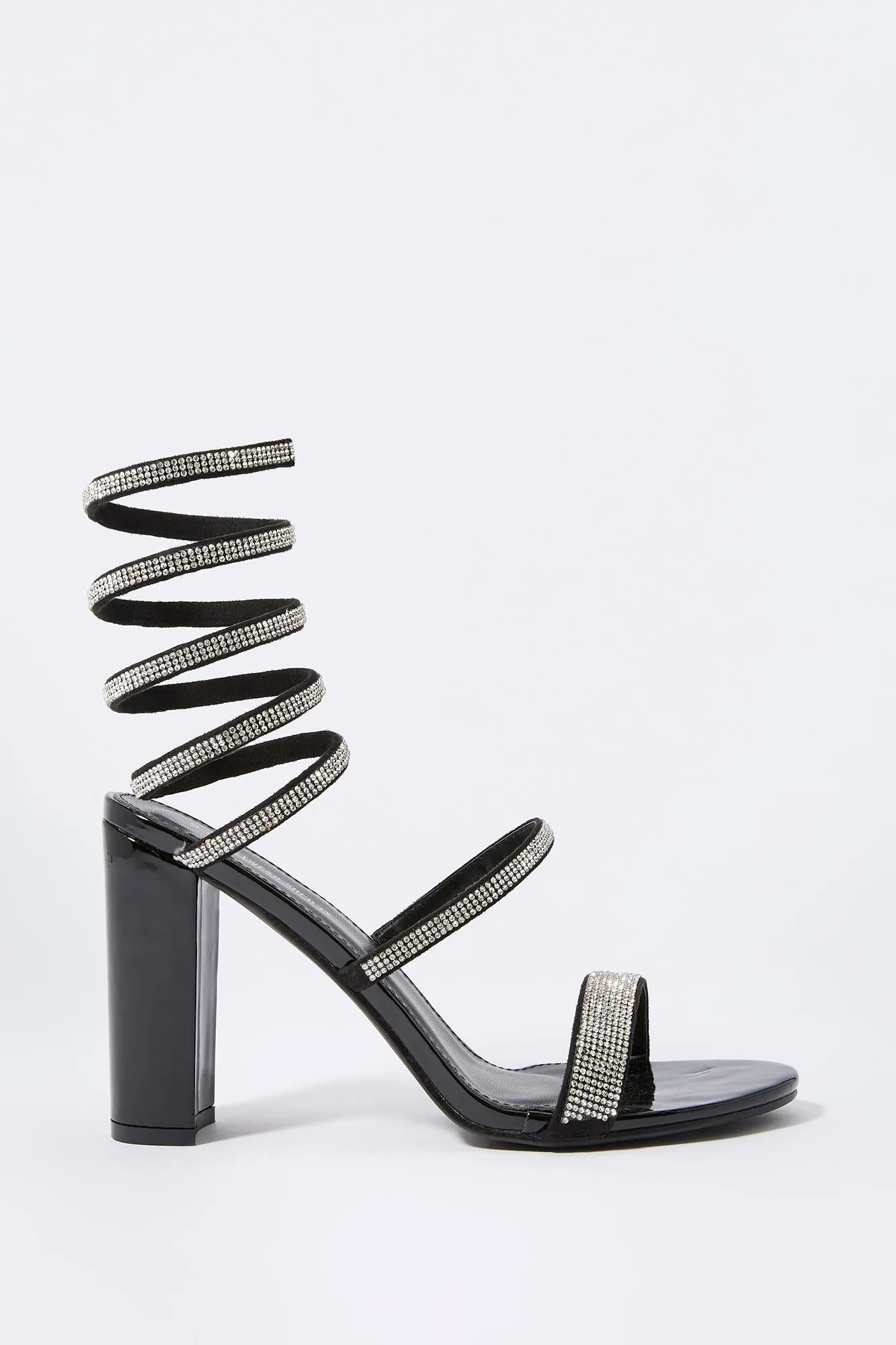 Rhinestone Wrap Up High Heel sold by Urban Planet
