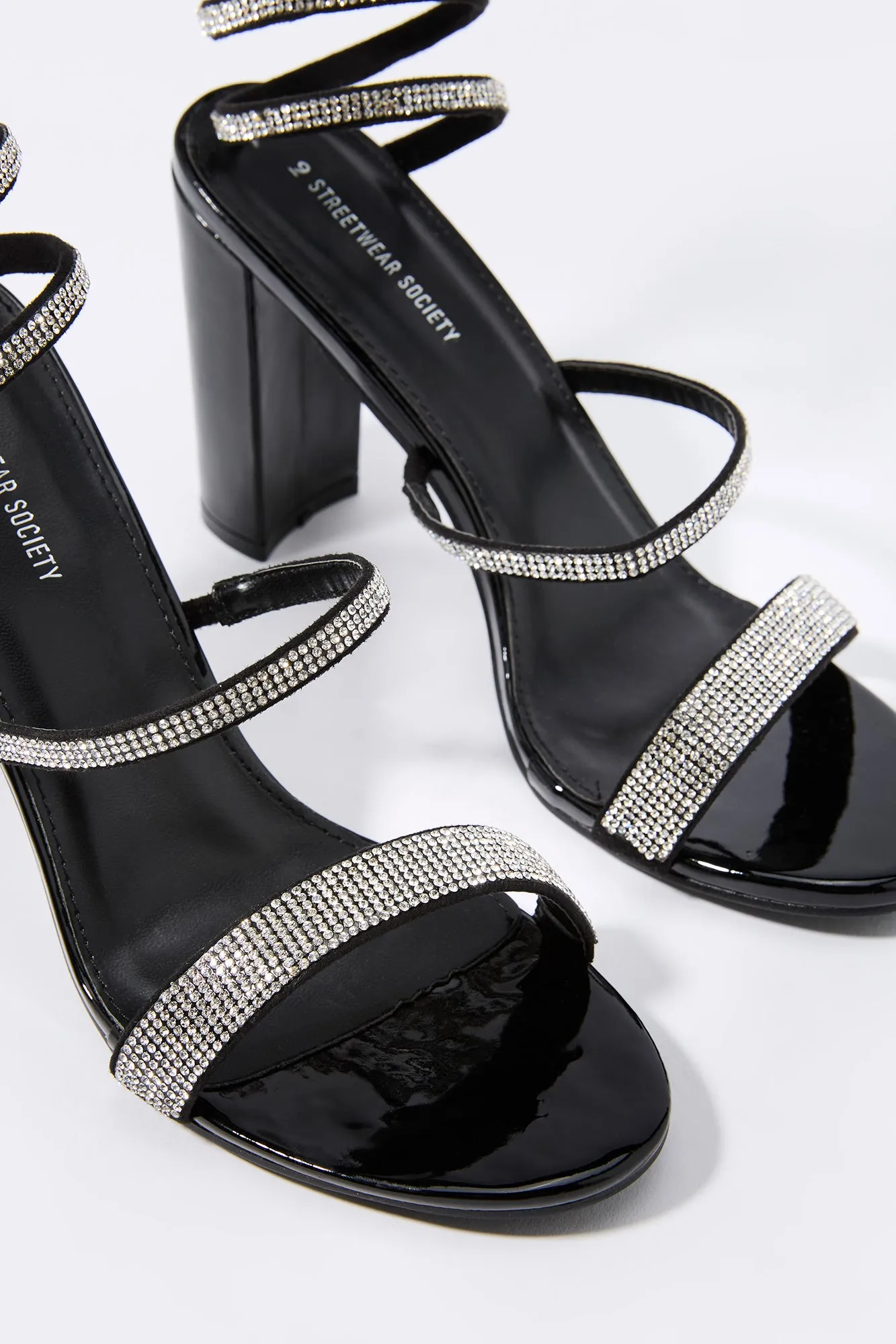 Rhinestone Wrap Up High Heel sold by Urban Planet product image thumbnail 4