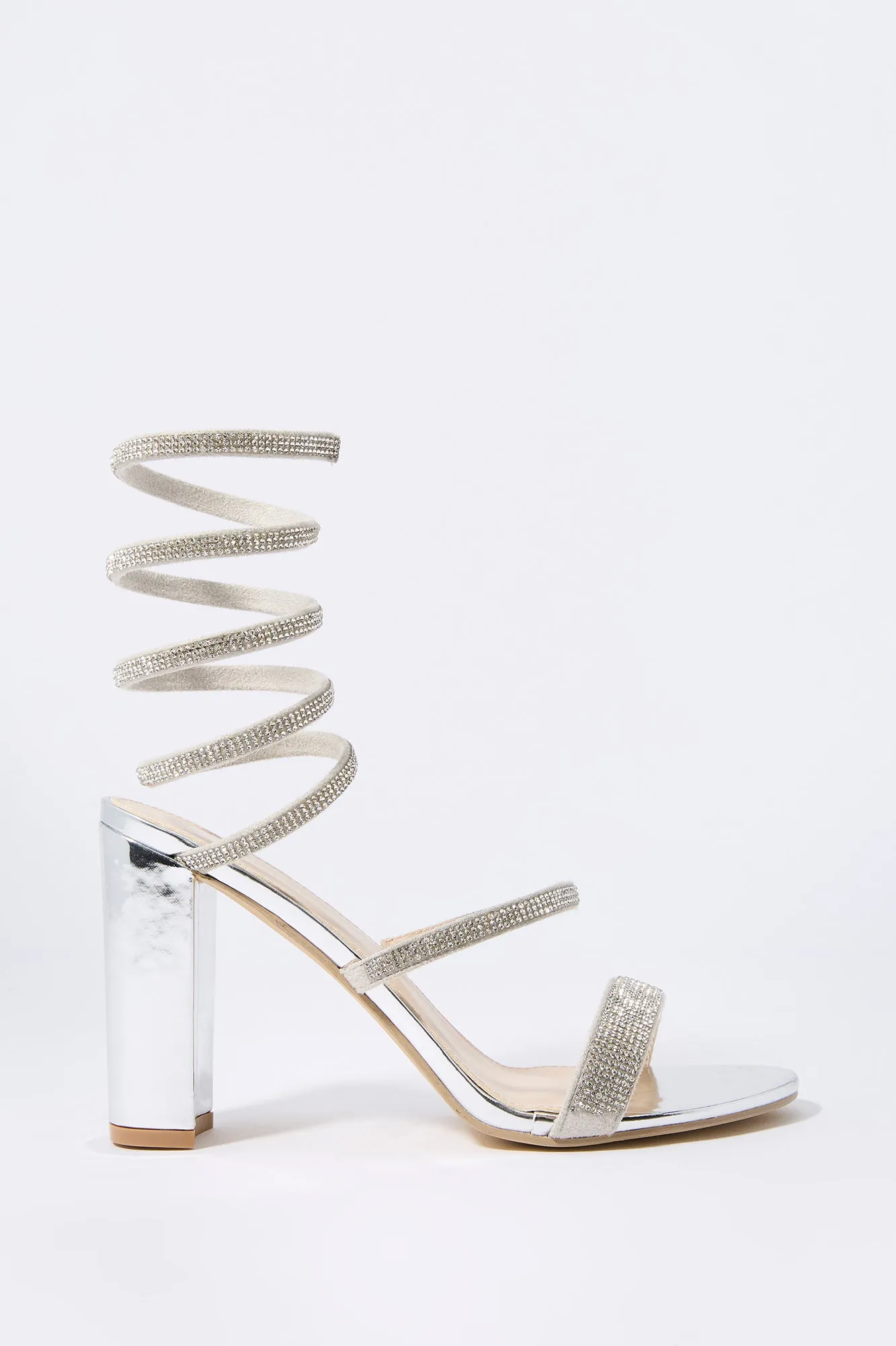 Rhinestone Wrap Up High Heel sold by Urban Planet product image thumbnail 5