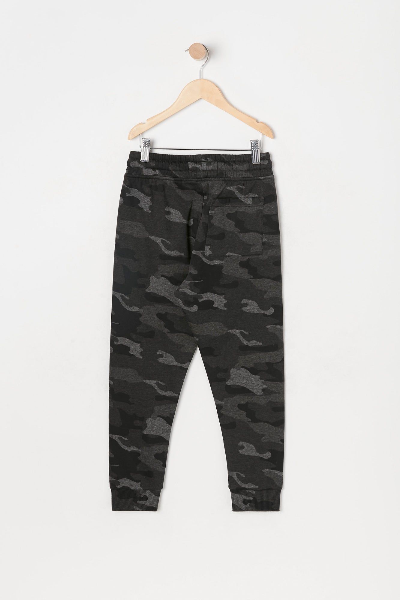Boys Camo Print Fleece Jogger sold by Urban Planet product image thumbnail 2