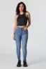 Dark Wash High Rise Skinny Jean sold by Urban Planet