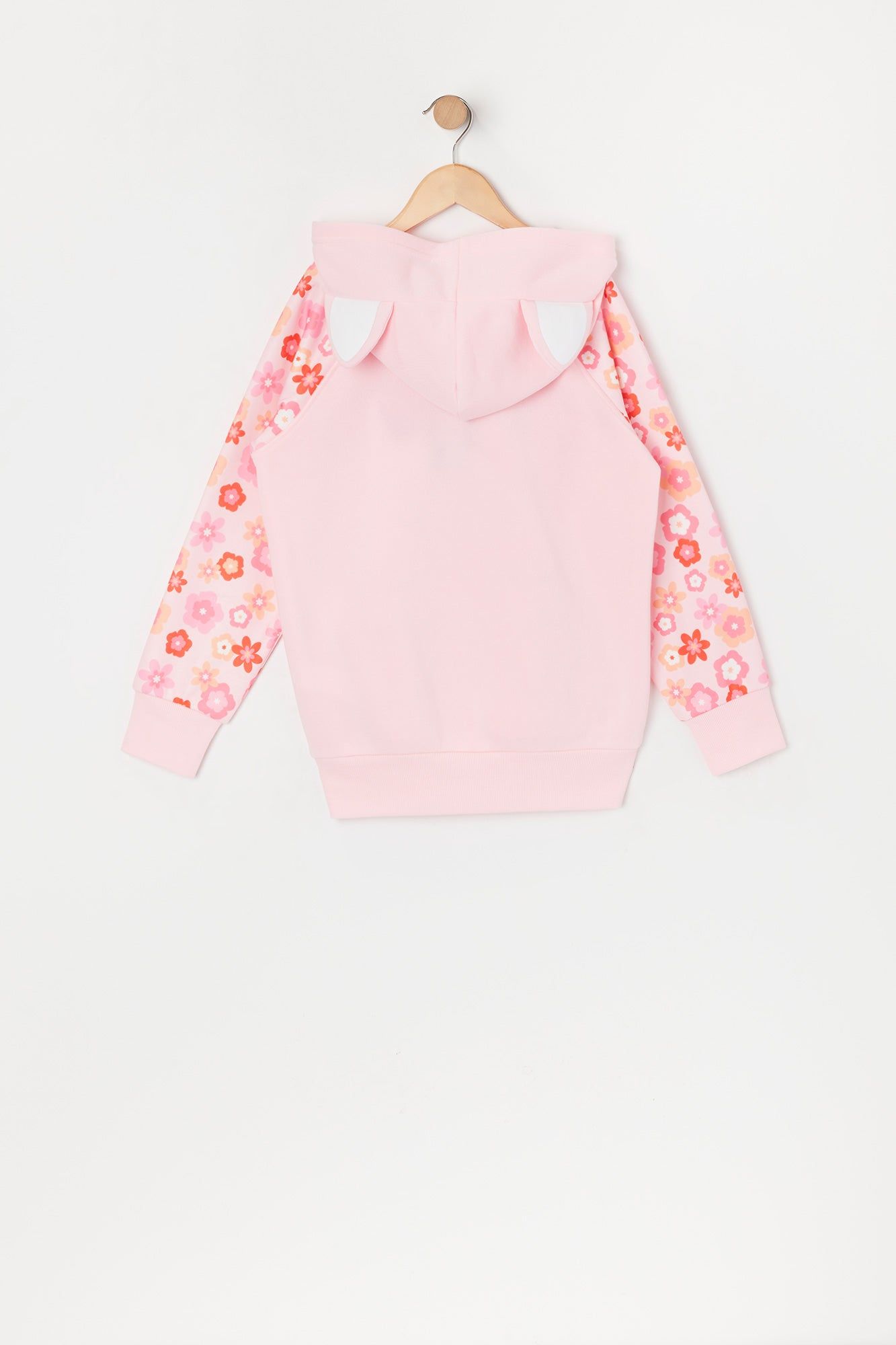 Girls Floral Cat Character Hoodie sold by Urban Planet product image thumbnail 2
