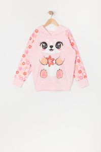 Girls Floral Cat Character Hoodie sold by Urban Planet