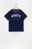 Jersey de baseball en filet à imprimé Brooklyn pour garçon sold by Urban Planet