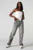 Jean jambe droite ample tombante lavé gris sold by Urban Planet
