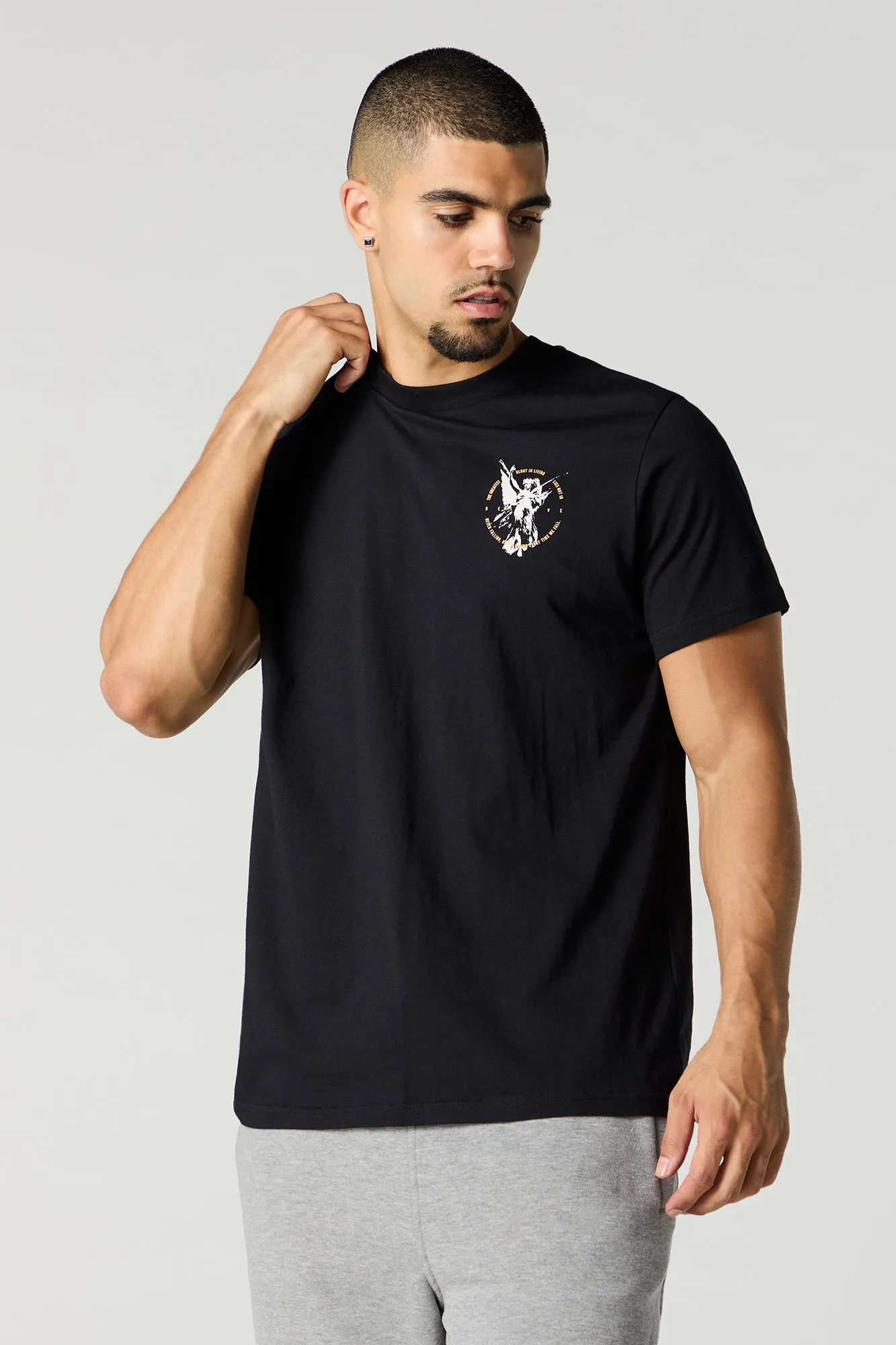 Glory in Living Graphic T-Shirt sold by Urban Planet