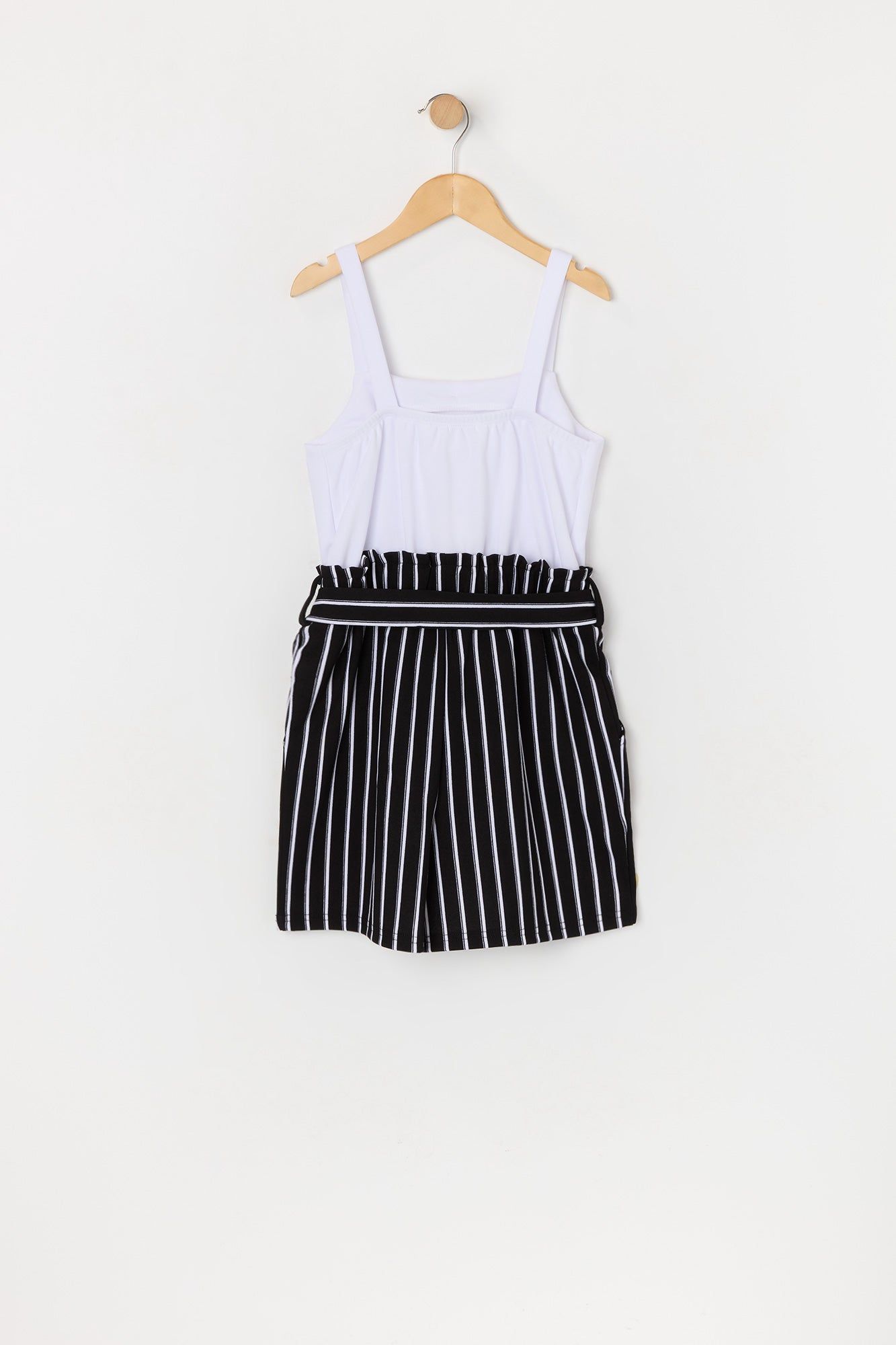 Combi-short à fines rayures avec ceinture pour fille sold by Urban Planet product image thumbnail 2