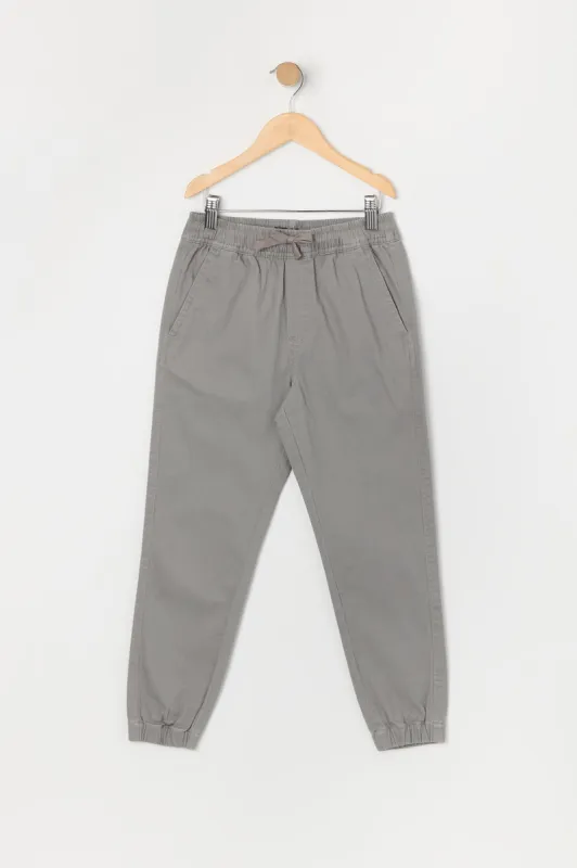 Jogger en sergé de tous les jours pour garçon sold by Urban Planet