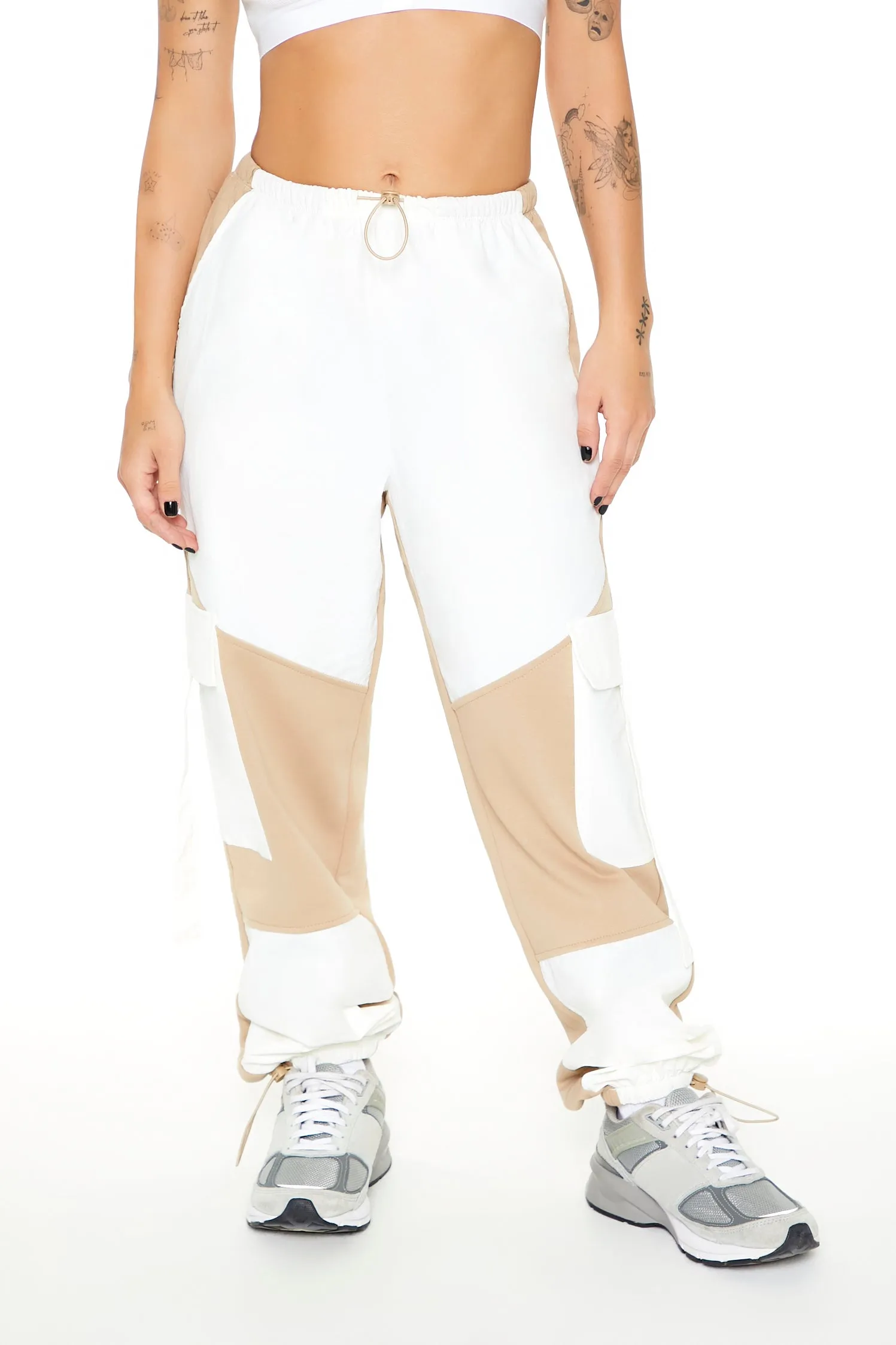 Colourblock Toggle Drawstring Jogger sold by Urban Planet product image thumbnail 3