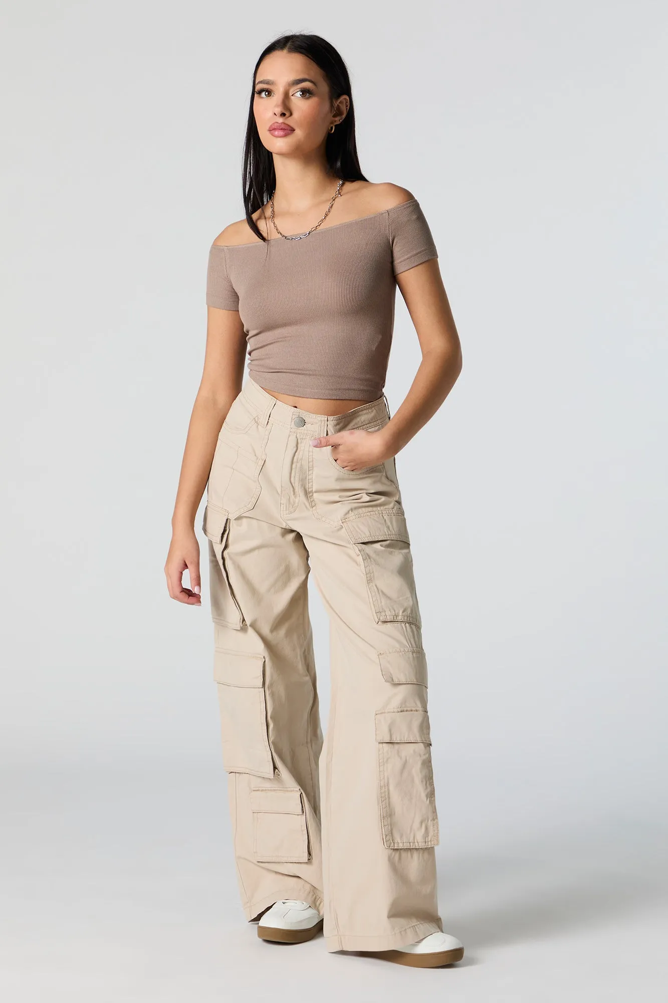 Pantalon à jambe droite avec 6 poches sold by Urban Planet product image thumbnail 4