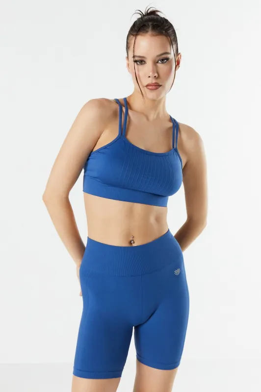 Seamless Double Strap Sports Bra sold by Urban Planet