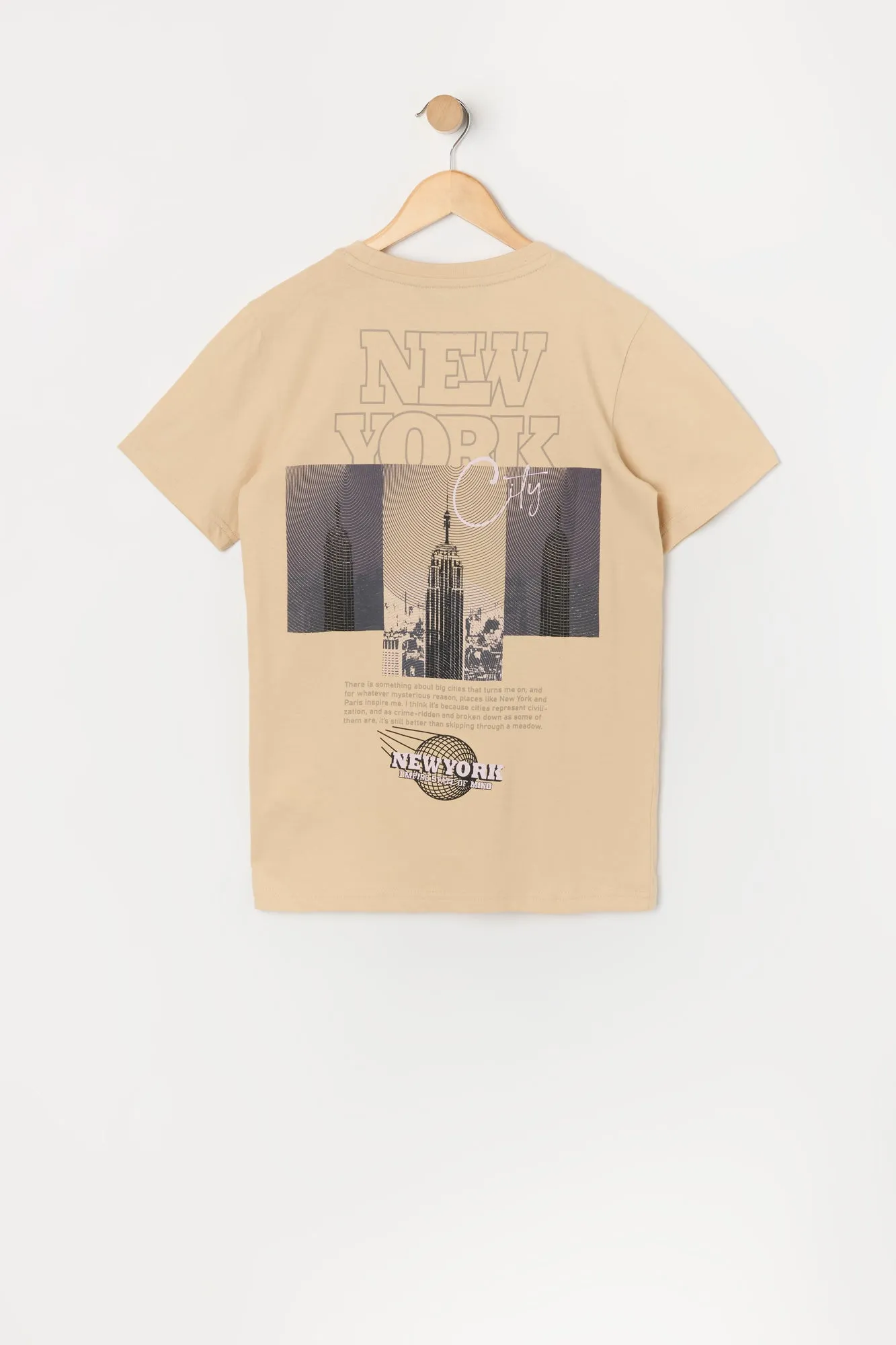 T-shirt à imprimé New York pour garçons sold by Urban Planet product image thumbnail 2