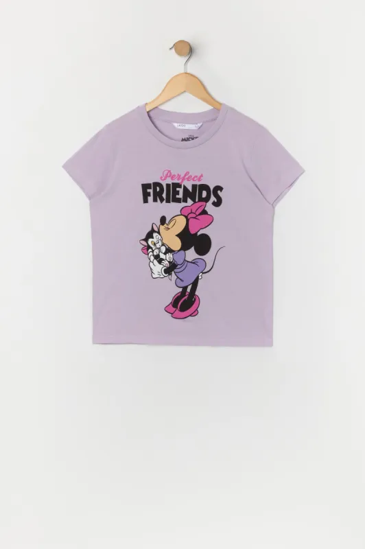 Girls Minnie Mouse Perfect Friends Graphic T-Shirt sold by Urban Planet