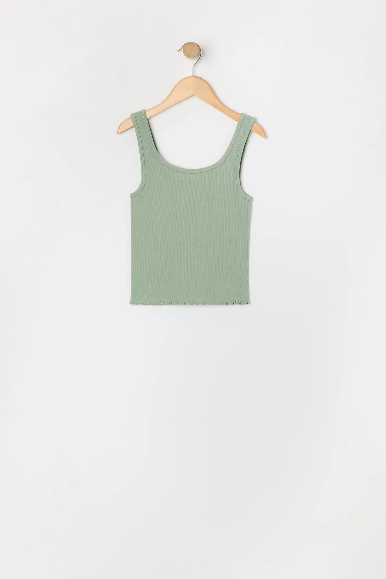 Girls Ribbed Scoop Neck Tank sold by Urban Planet product image thumbnail 2