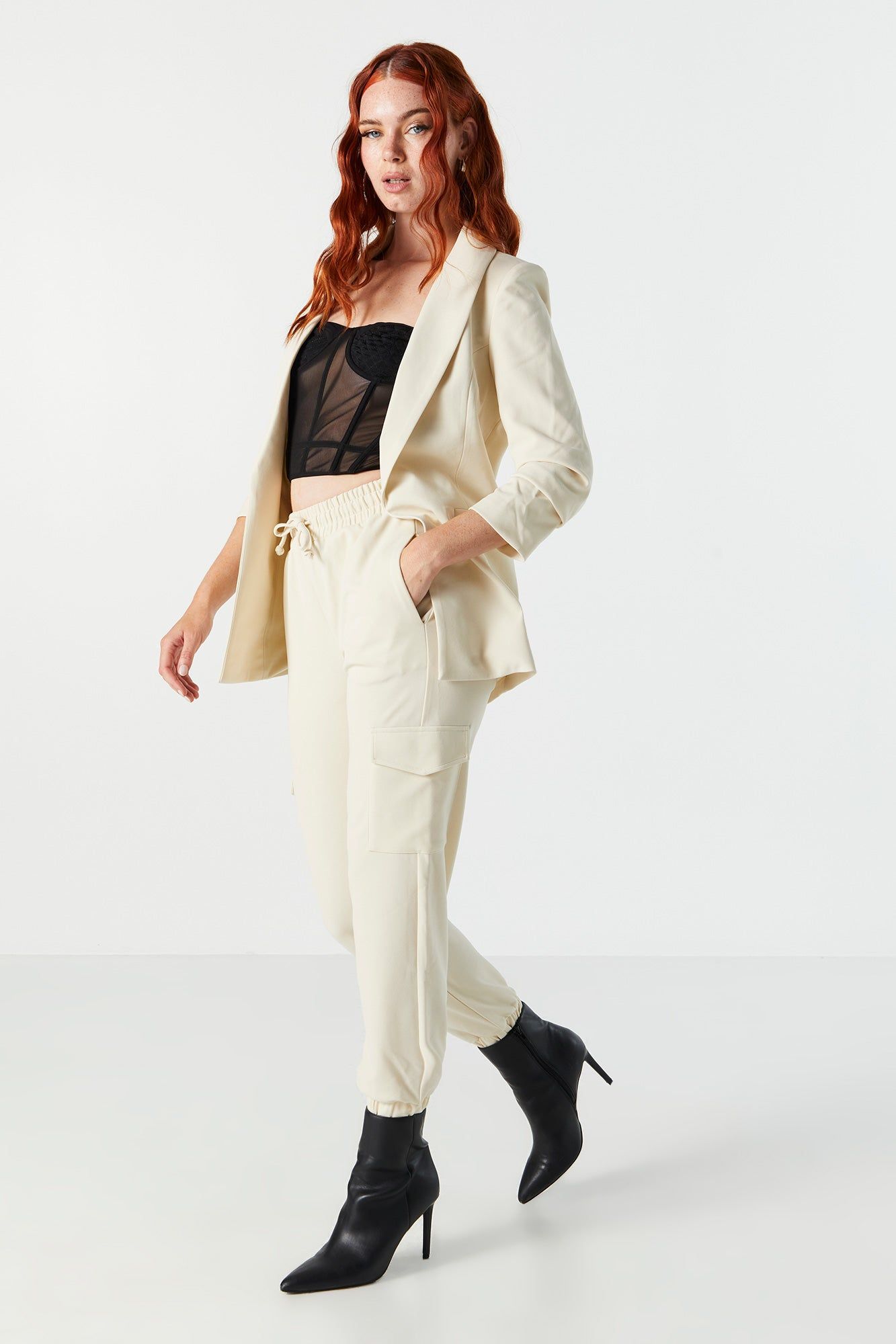 Crepe Cargo Jogger sold by Urban Planet