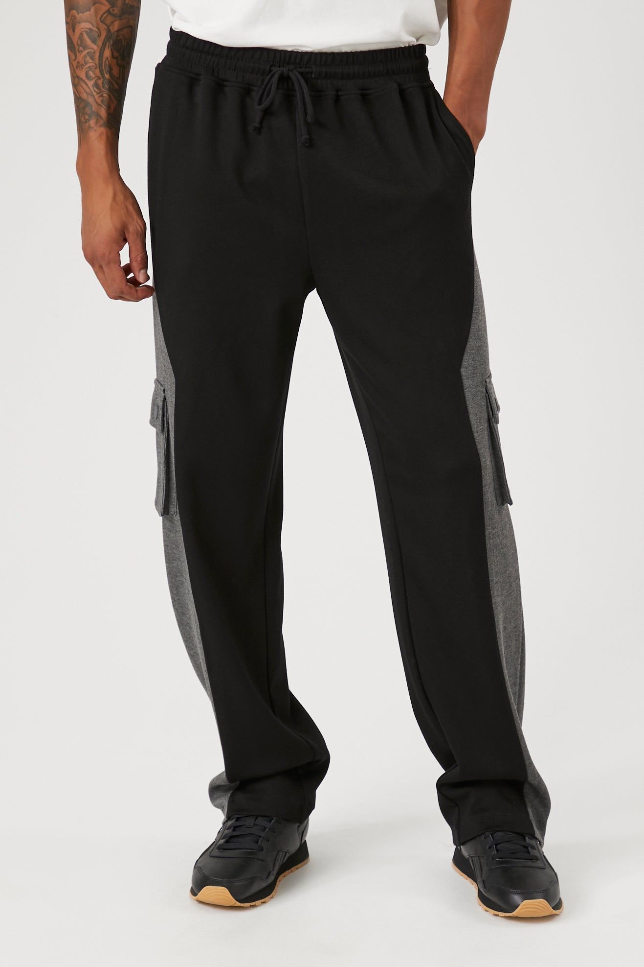 Pantalon cargo avec blocs de couleurs sold by Urban Planet product image thumbnail 2