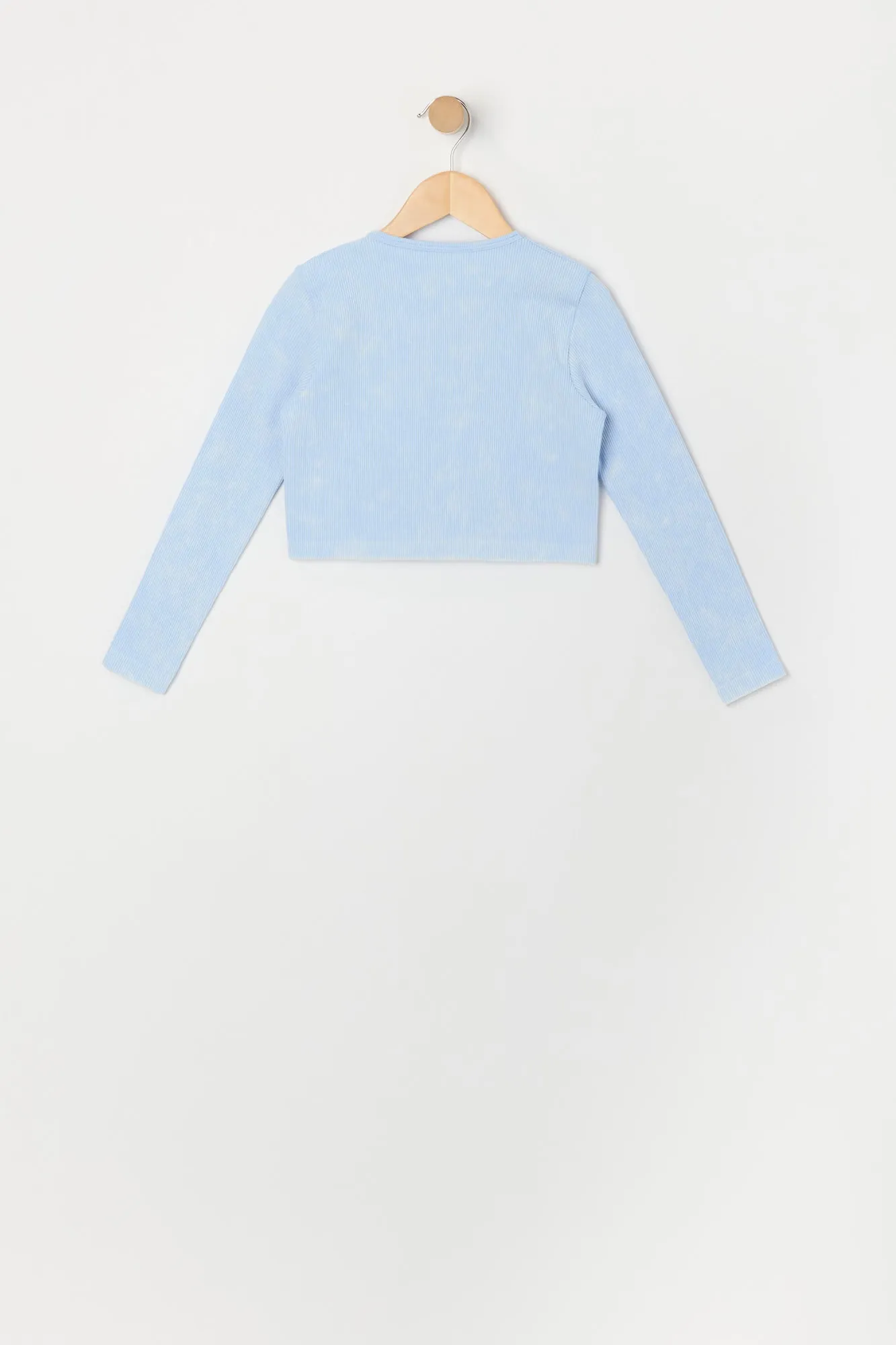 Girls Active Seamless Ribbed Washed Long Sleeve Top sold by Urban Planet product image thumbnail 2