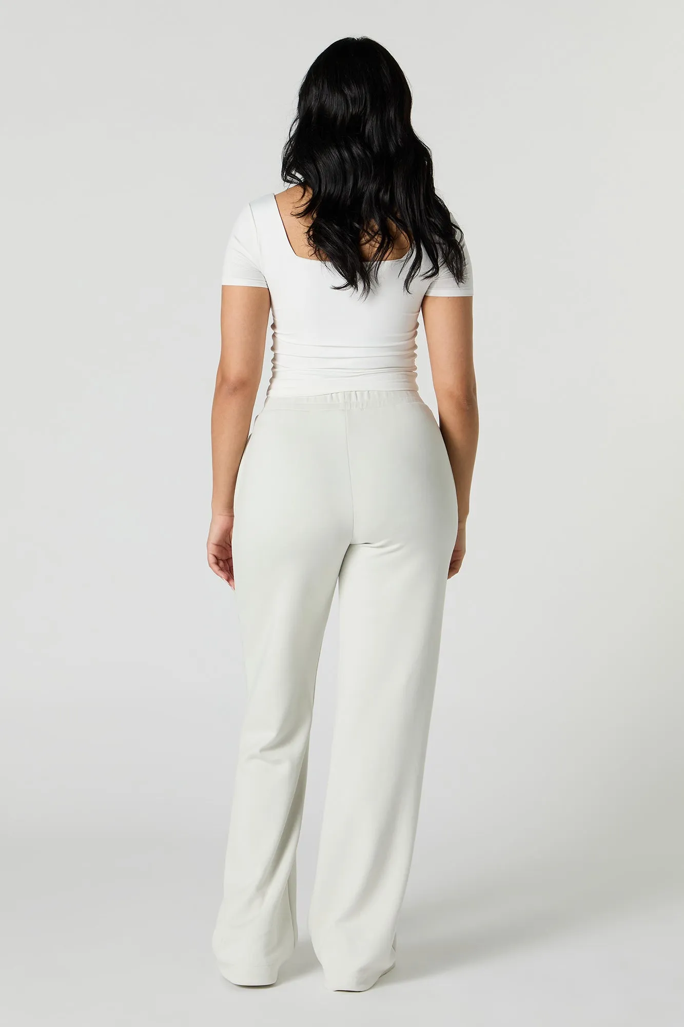 Pantalon habillé doux avec taille coulissante sold by Urban Planet product image thumbnail 3